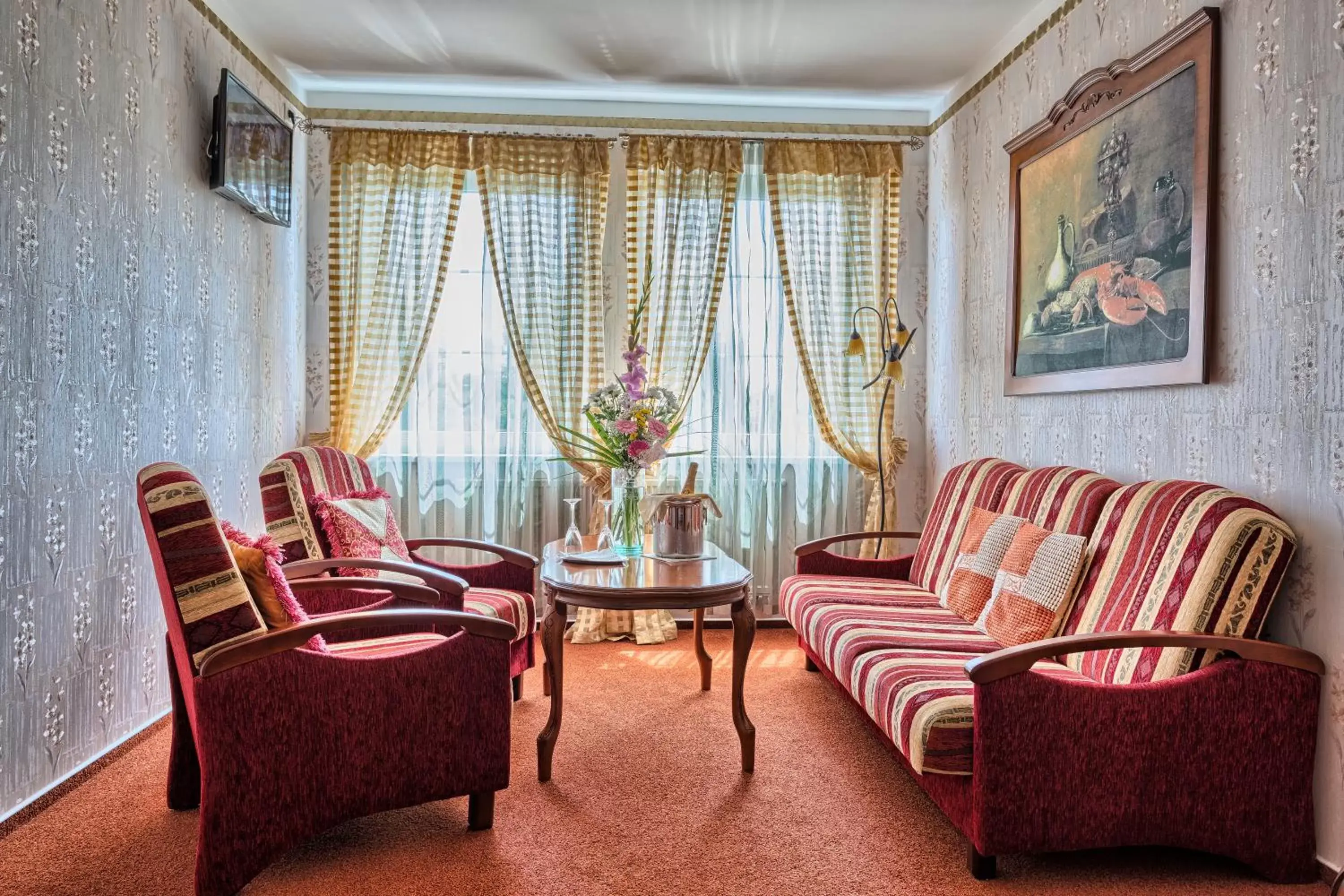 Living room, Seating Area in Wellness Hotel Babylon