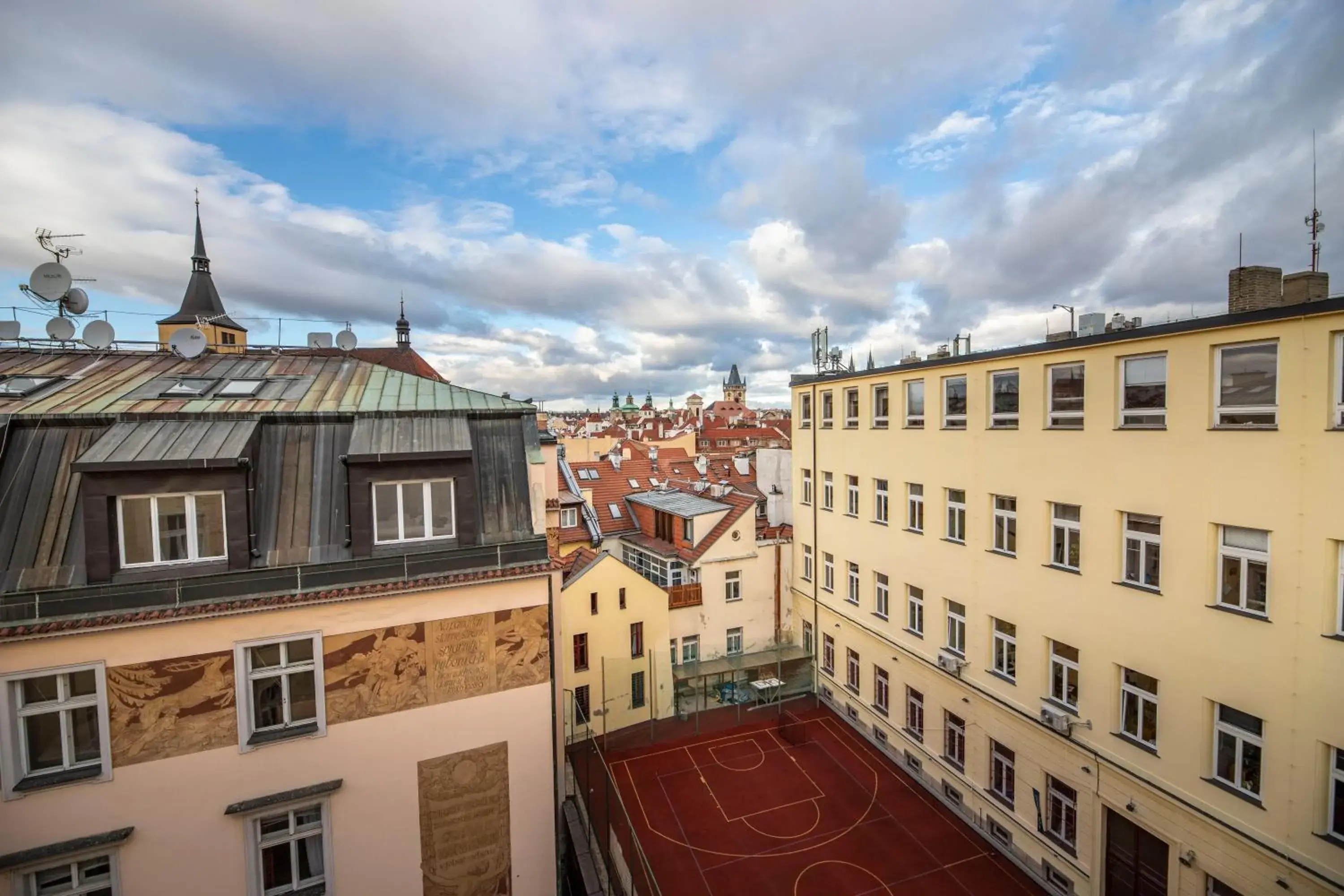 City view in Old Prague Hotel