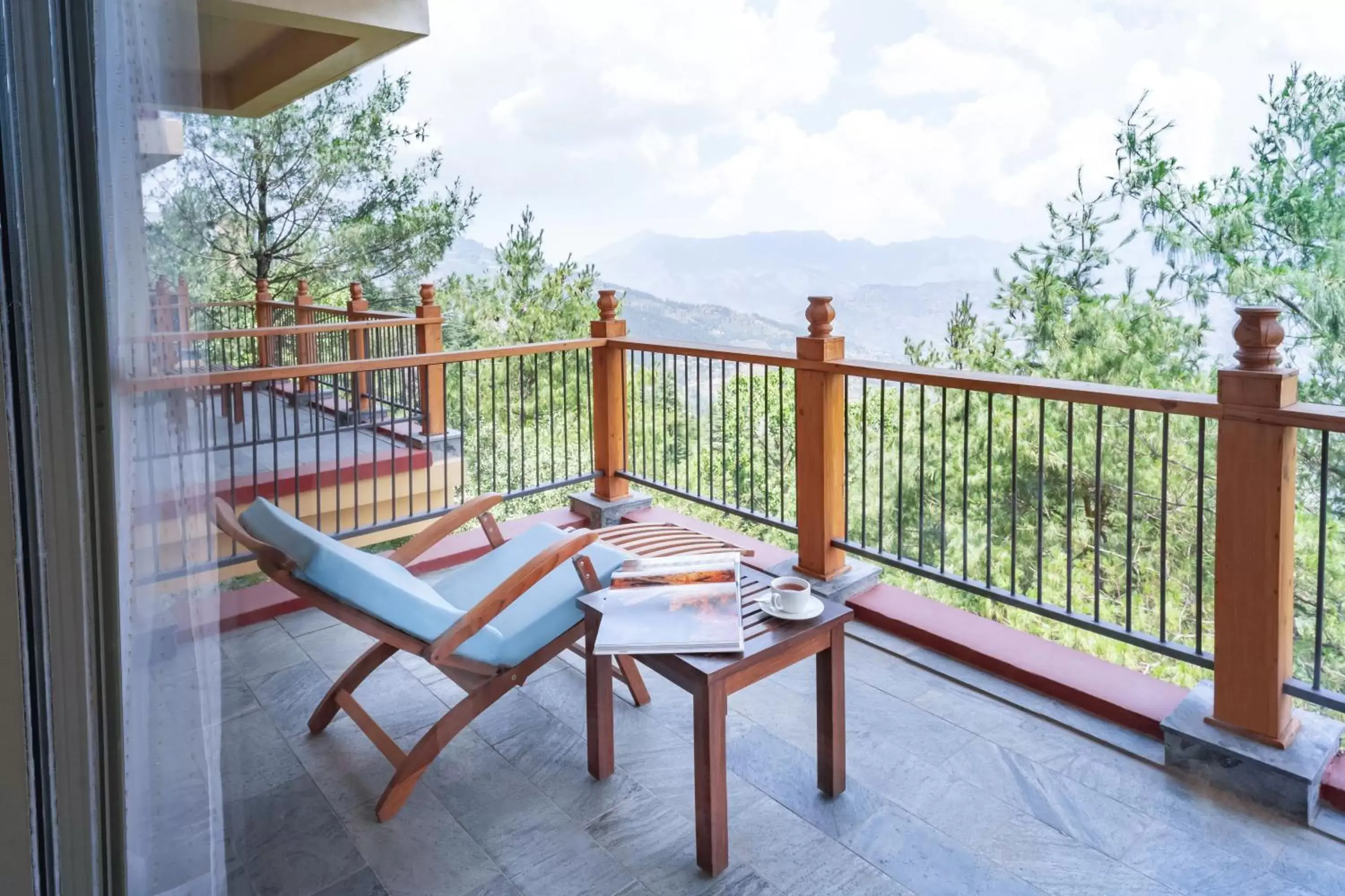 View (from property/room), Balcony/Terrace in Taj Theog Resort & Spa Shimla