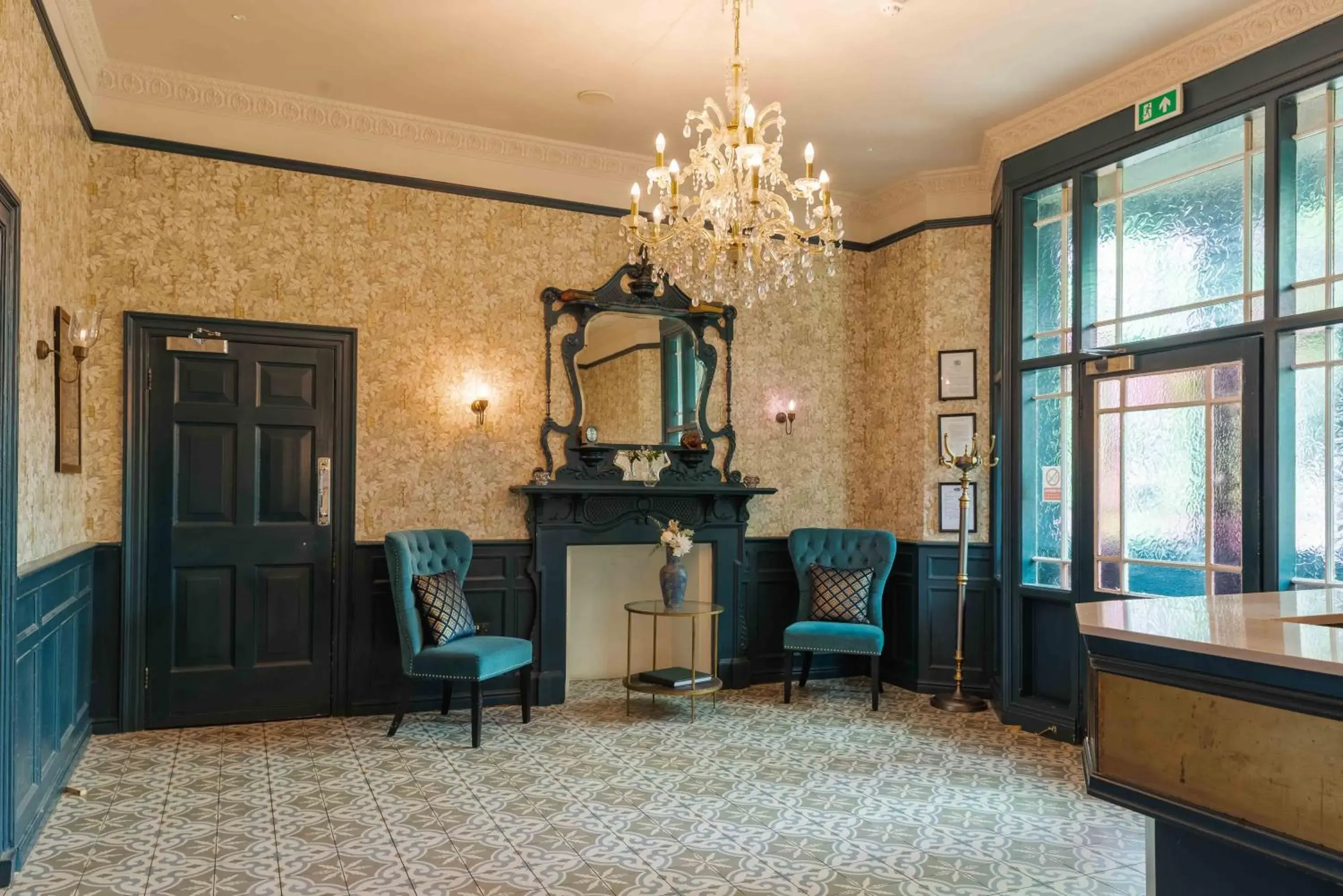 Lobby or reception in Hallgarth Manor House