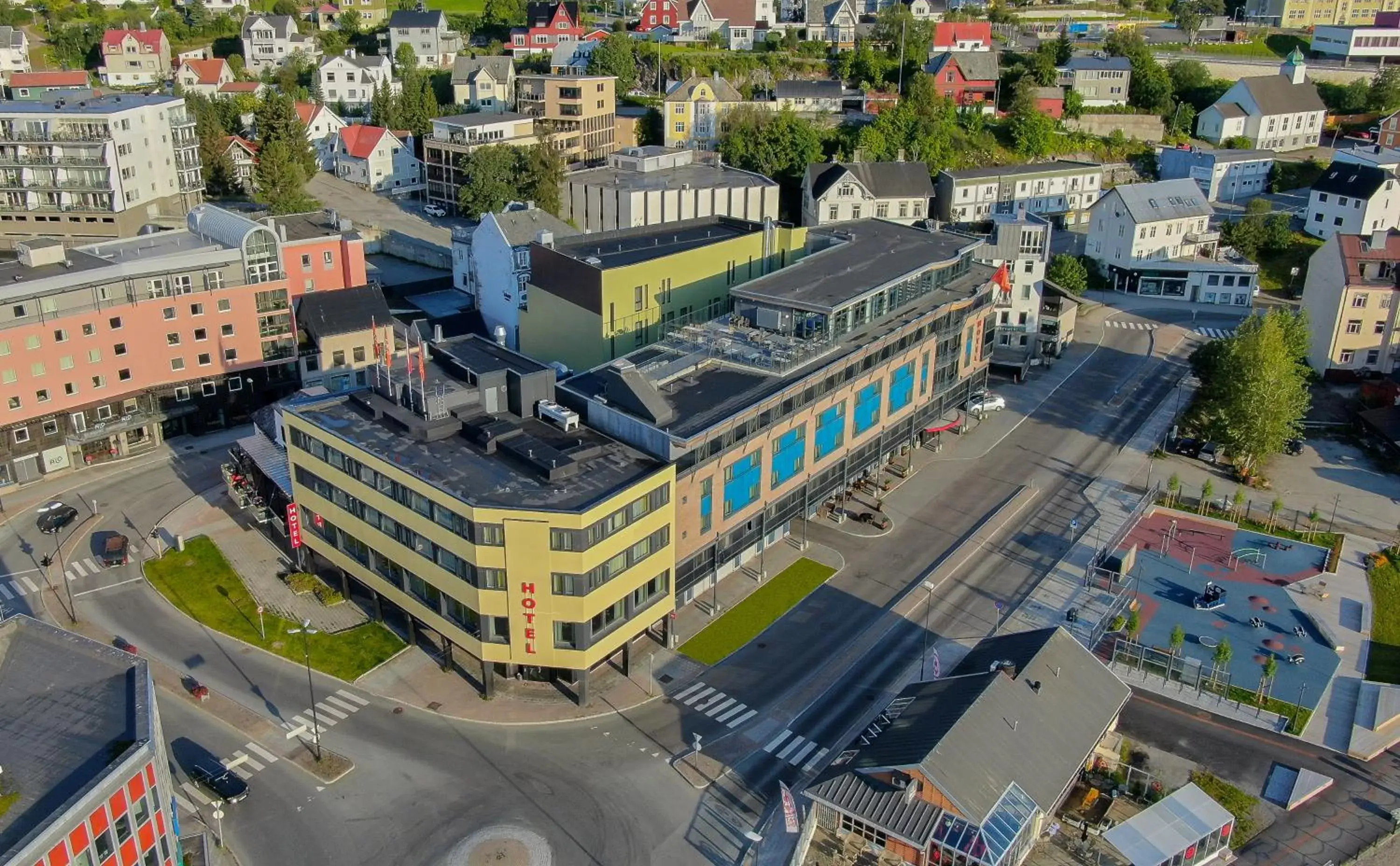 Bird's eye view, Bird's-eye View in Thon Hotel Harstad