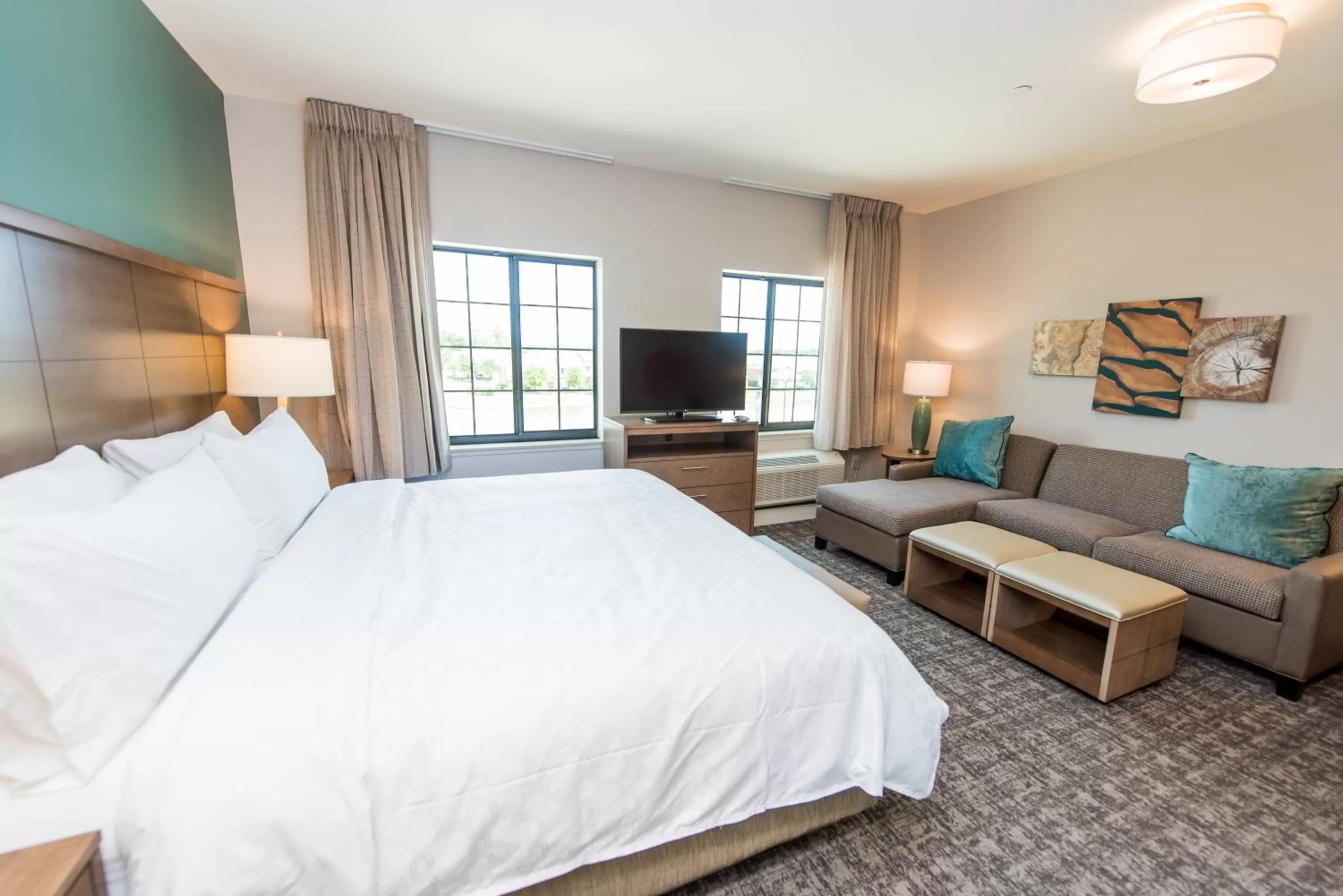 Photo of the whole room, Bed in Staybridge Suites Houston - Humble Beltway 8 E by IHG