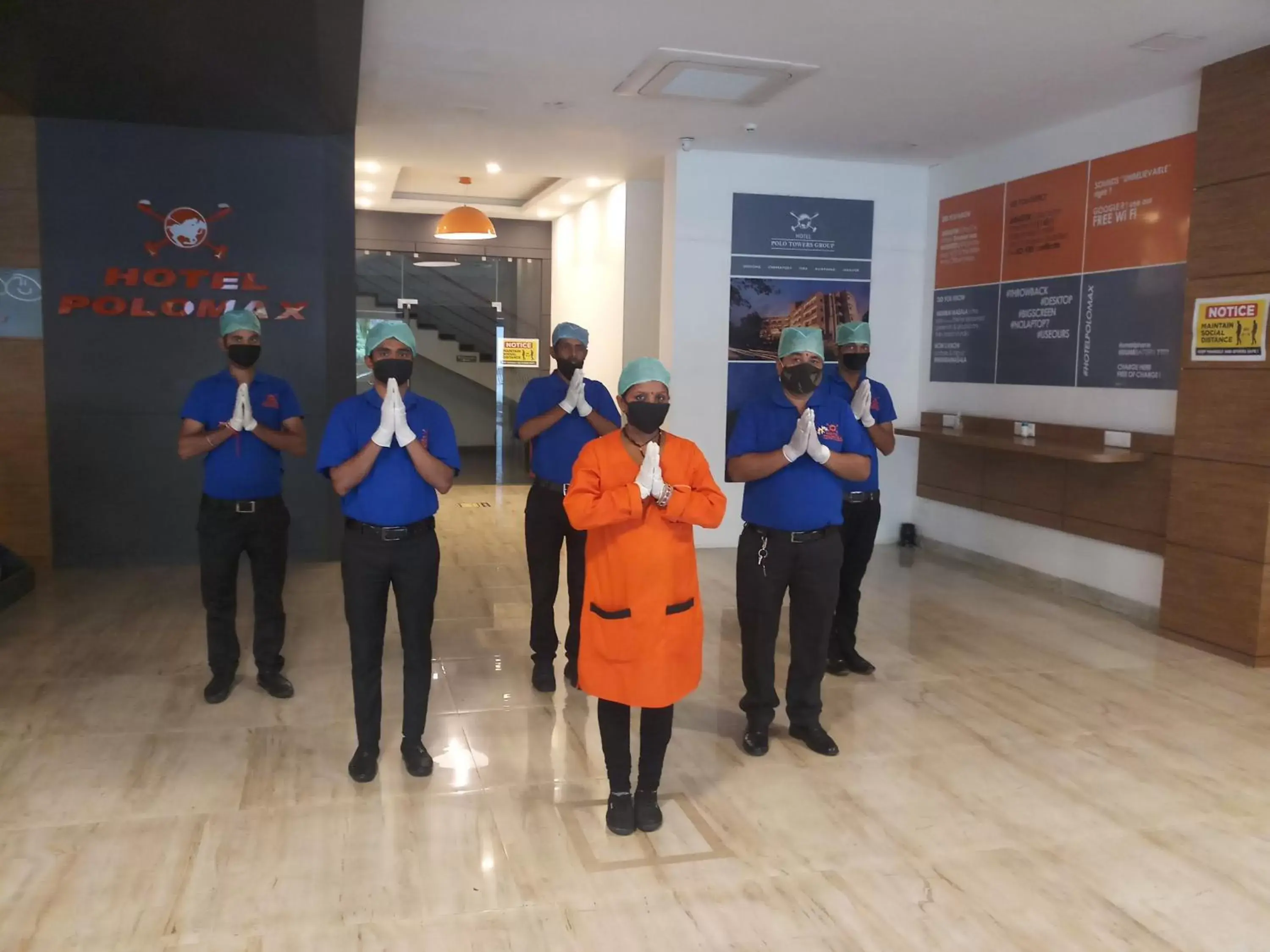 Staff in Max Hotels Jabalpur