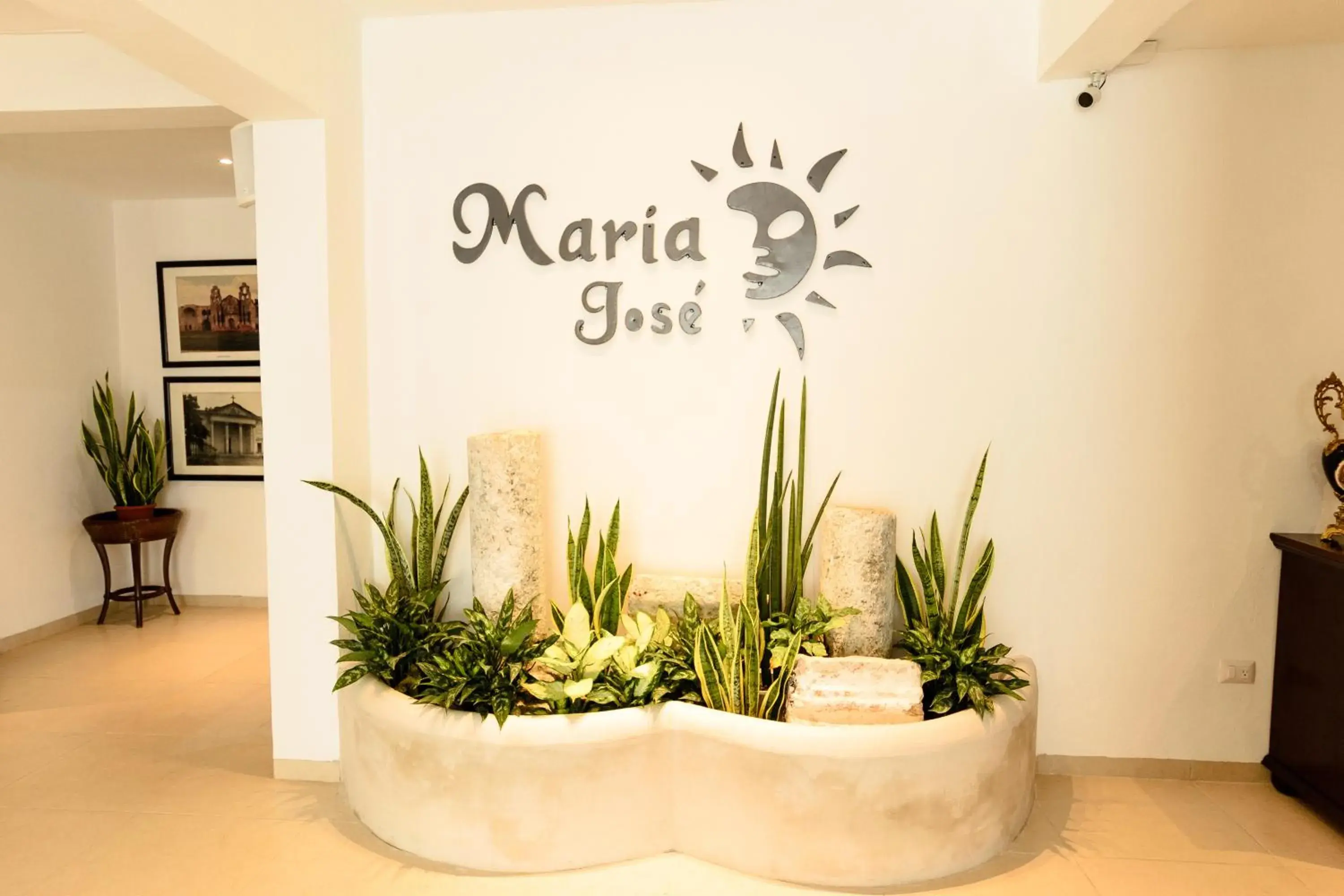 Lobby or reception in Hotel María Jose