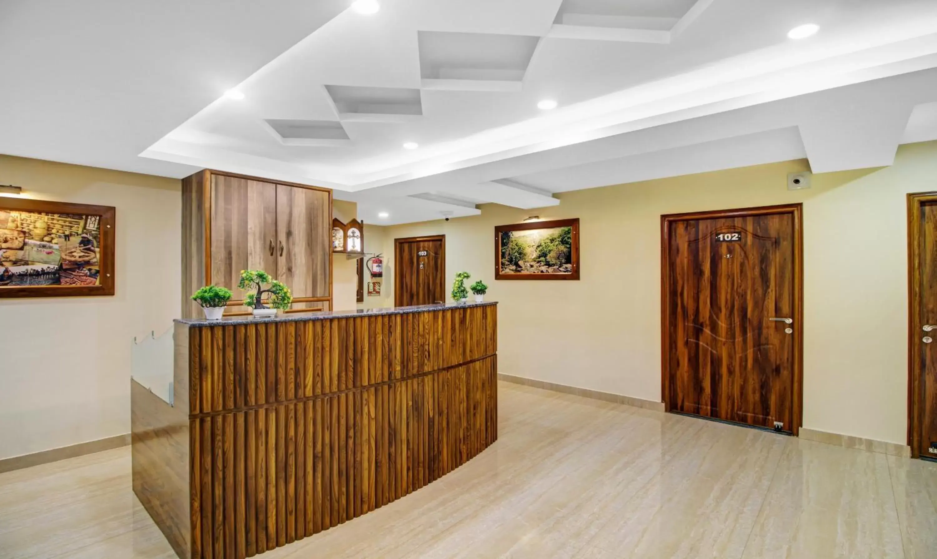 Lobby or reception in Treebo Majestic Palms, 2 Km From Colva Beach Lobby or reception in Treebo Majestic Palms, 2 Km From Colva Beach