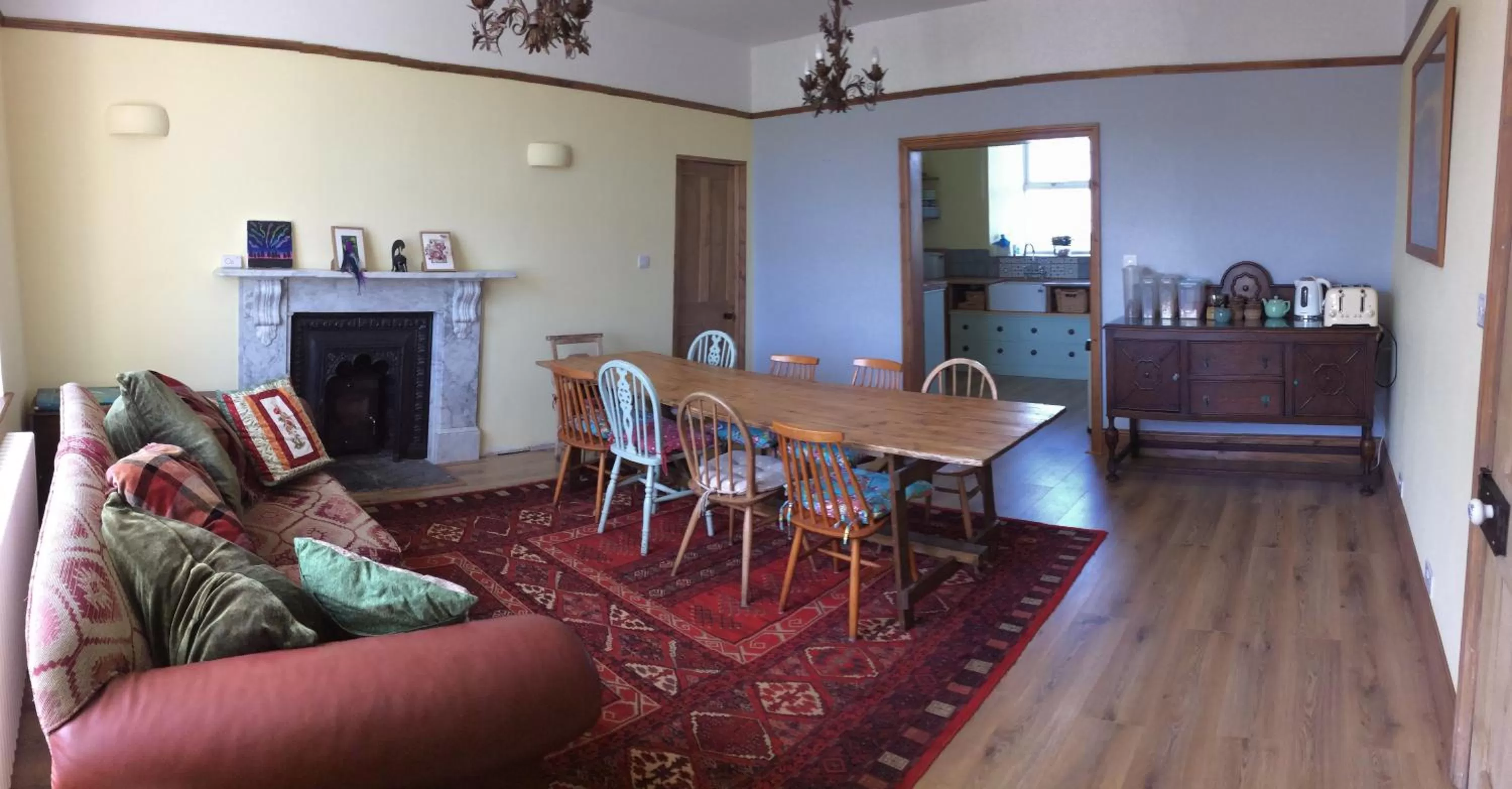 Coffee/tea facilities, Seating Area in Treganoon House, Lanlivery