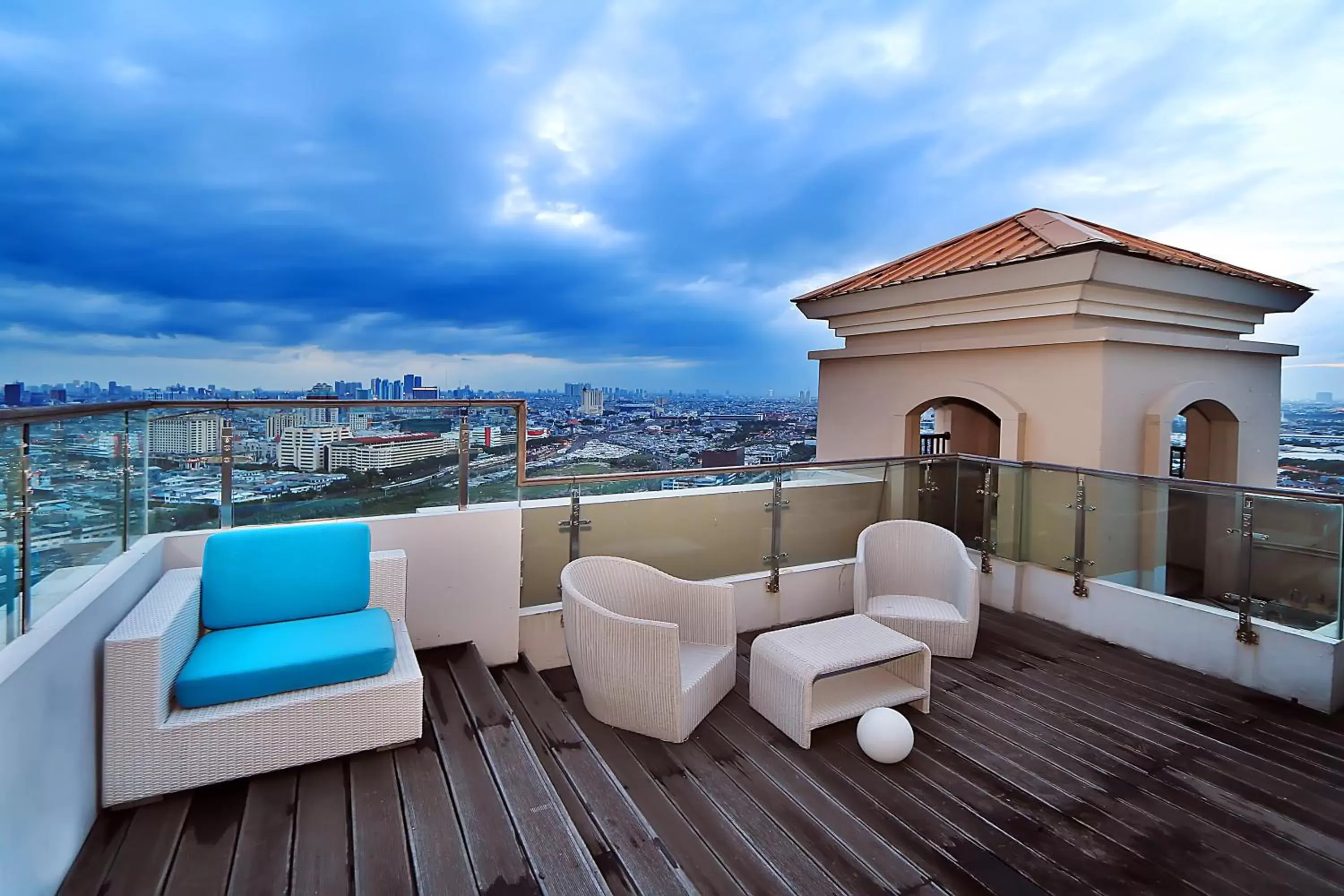 Balcony/Terrace in Grand Dafam Ancol Jakarta