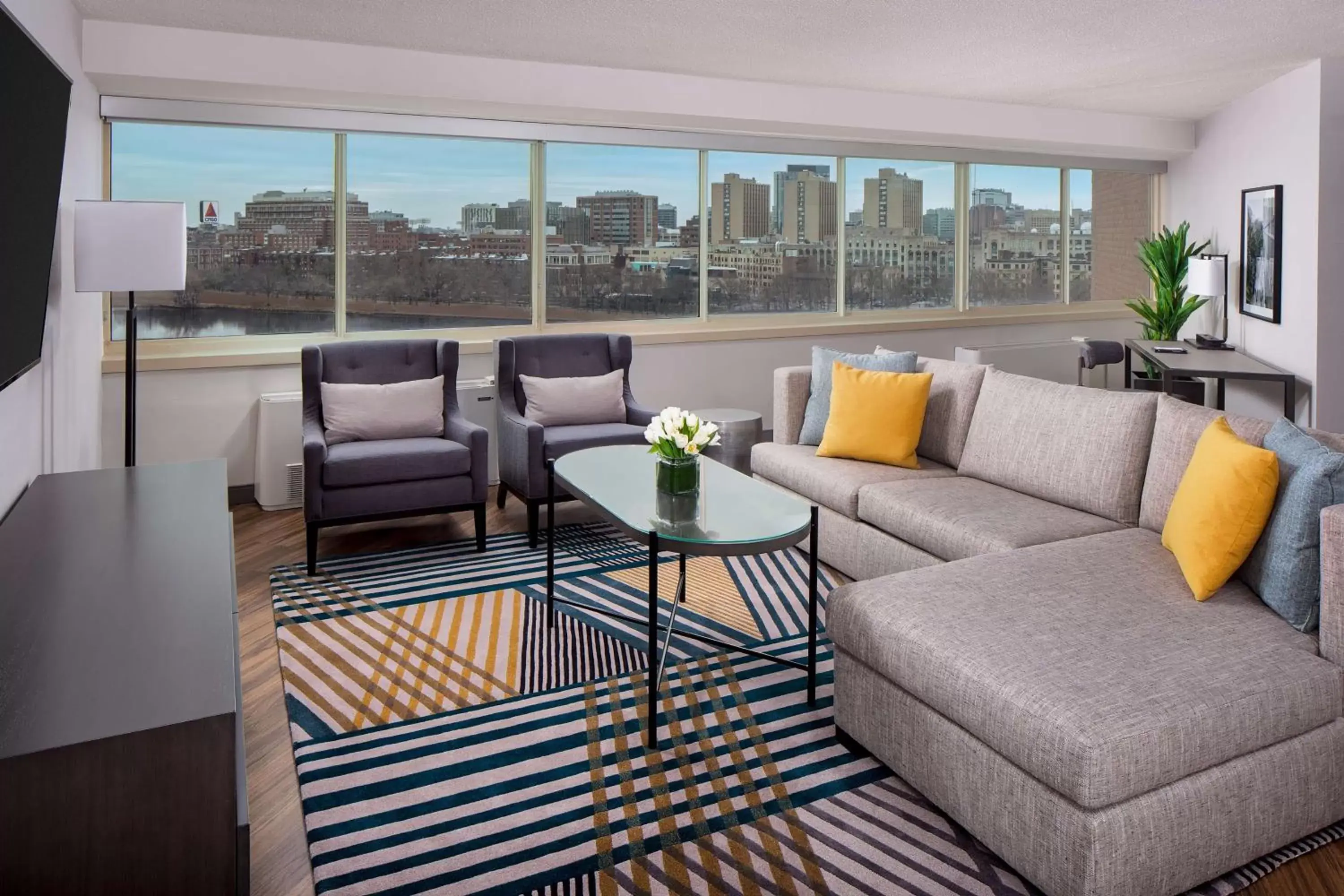 Photo of the whole room, Seating Area in Hyatt Regency Boston/Cambridge