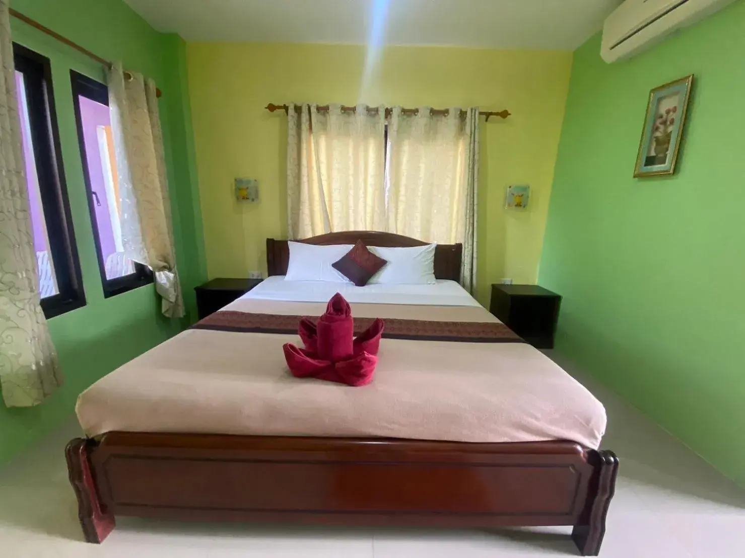 Bedroom, Bed in Lanta New Beach Bungalows - SHA Plus