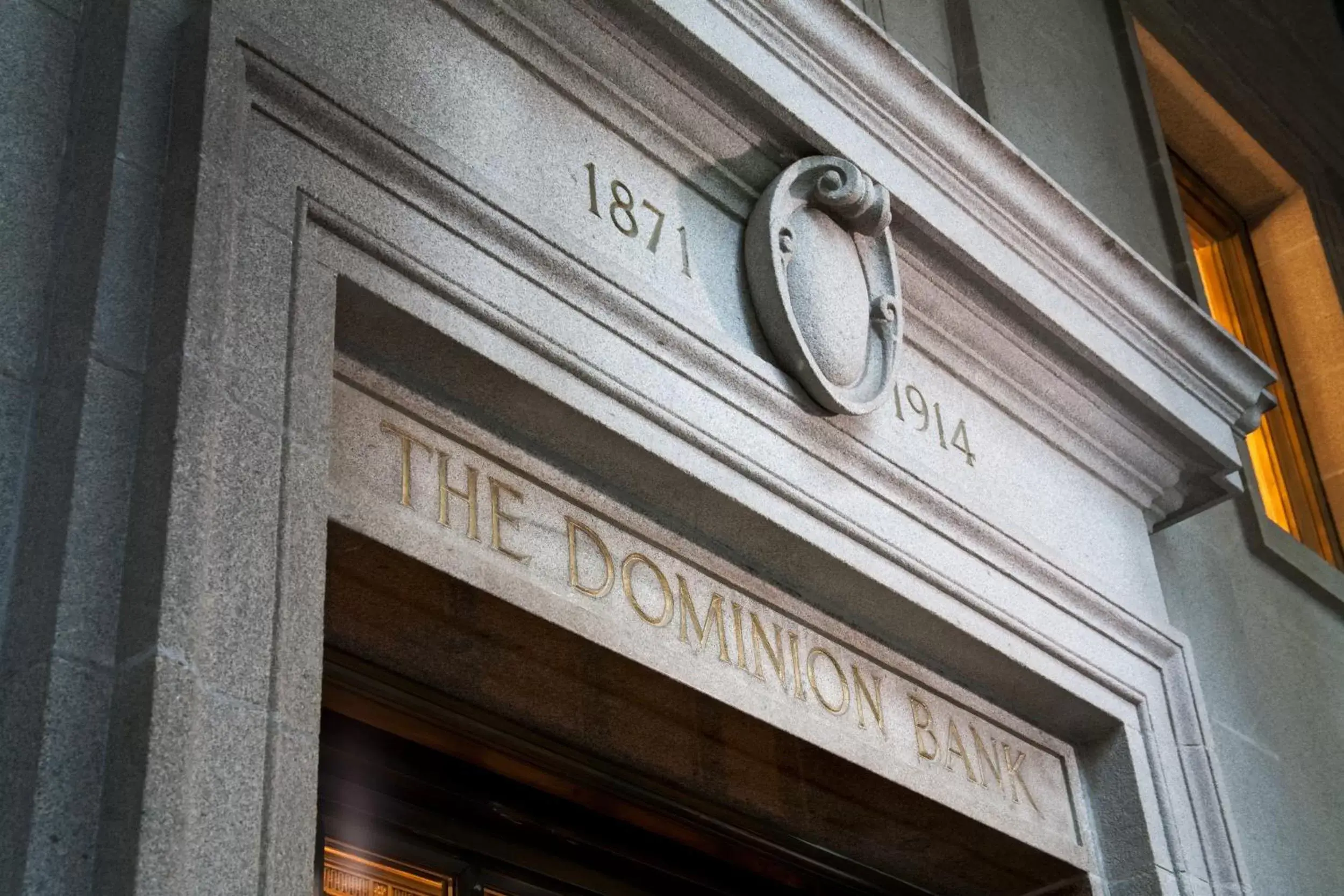 Facade/entrance in One King West Hotel and Residence Facade/entrance in One King West Hotel and Residence