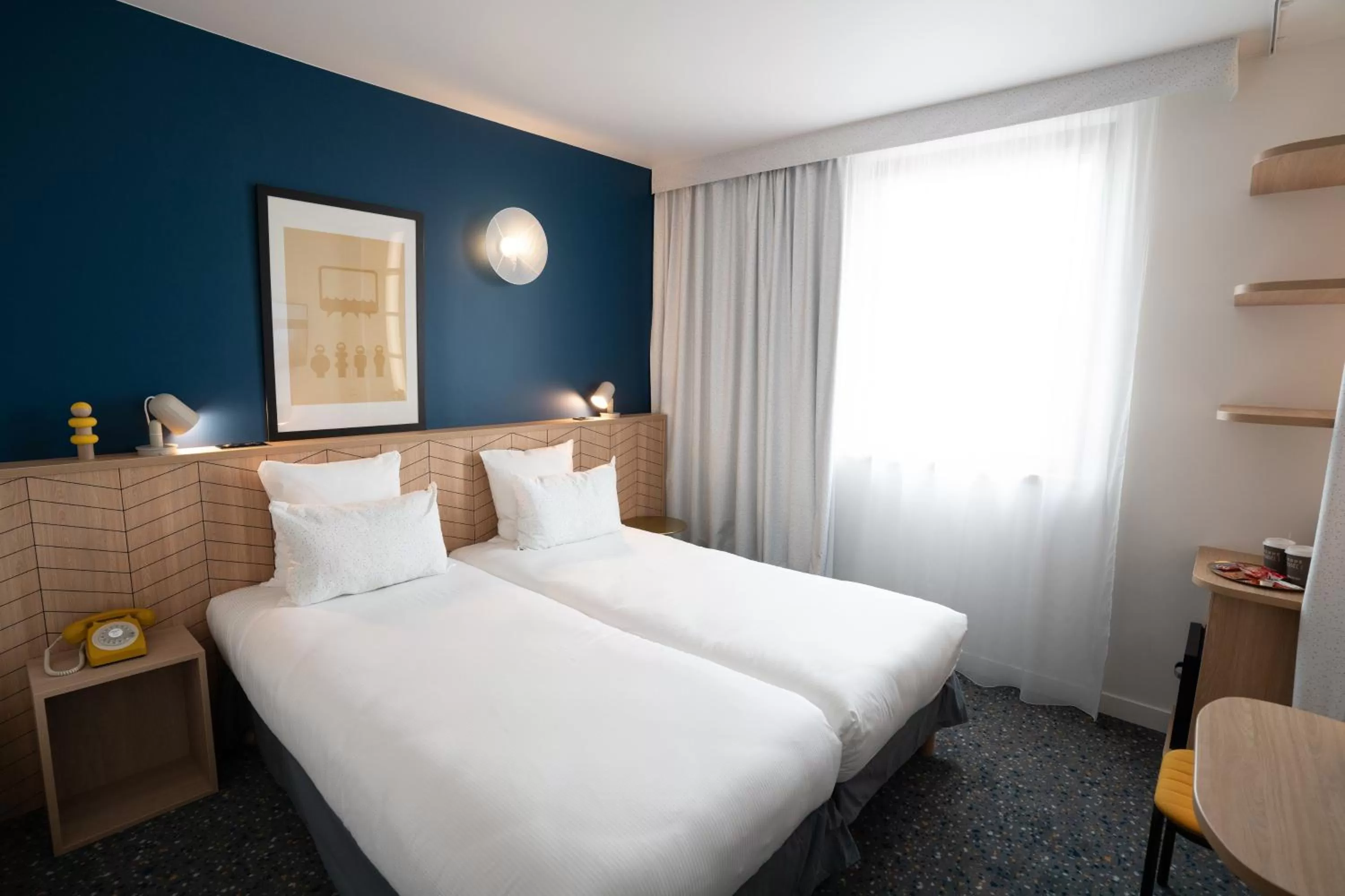 Bed in ibis Styles Paris Romainville