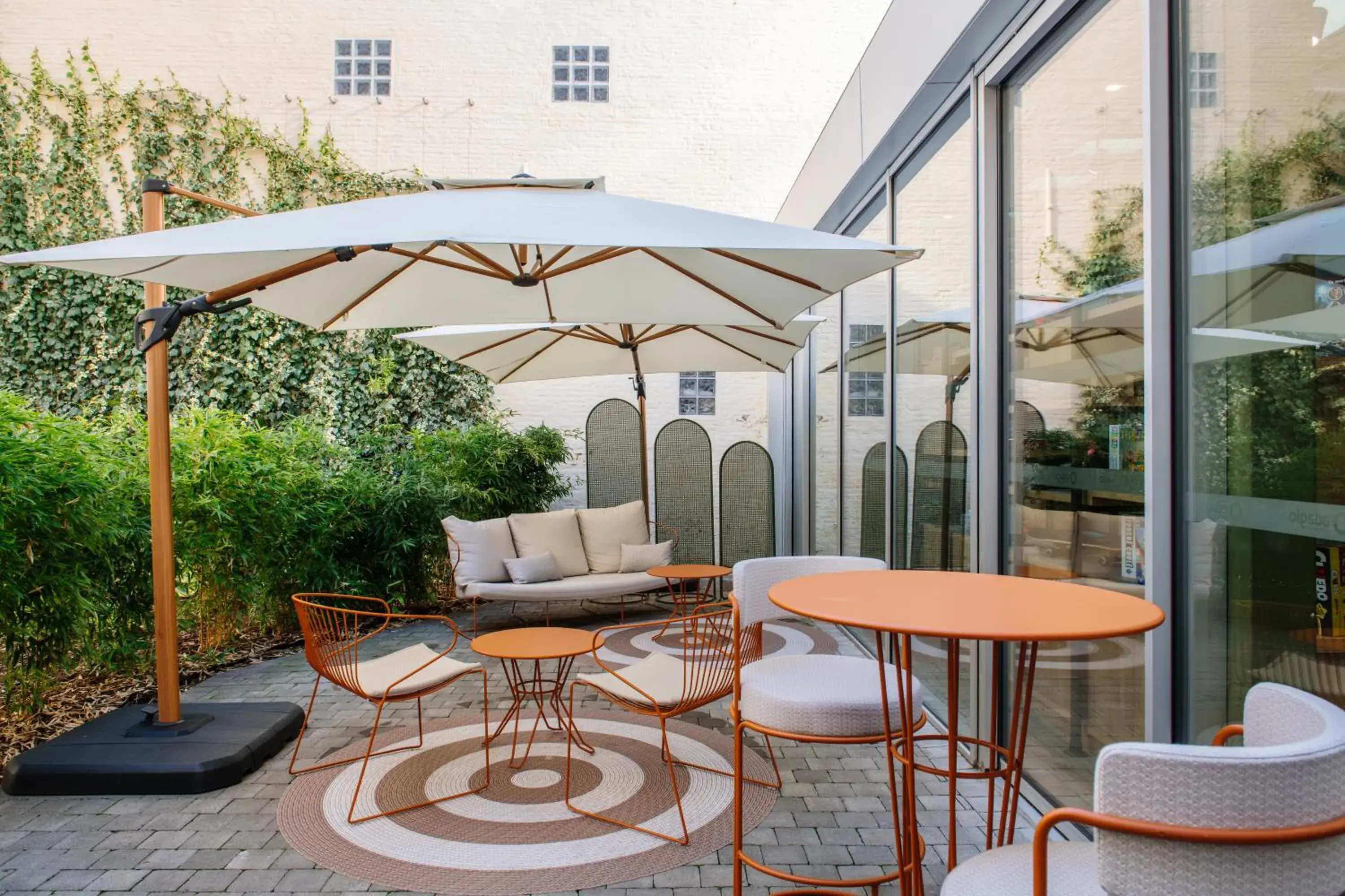 Patio in Aparthotel Adagio Lille Centre Grand Place