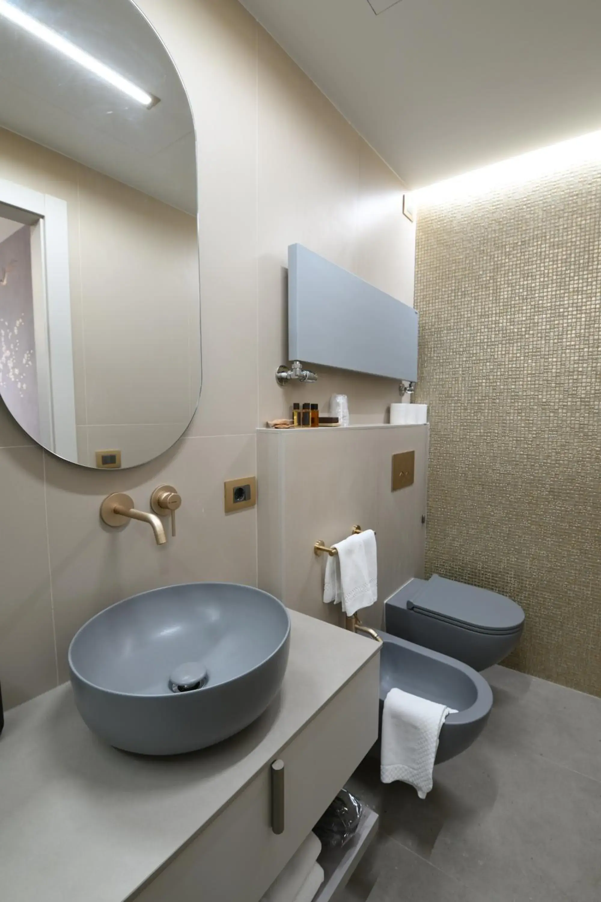 Toilet, Bathroom in Hotel Dei Fiori Restaurant - Meeting & Spa