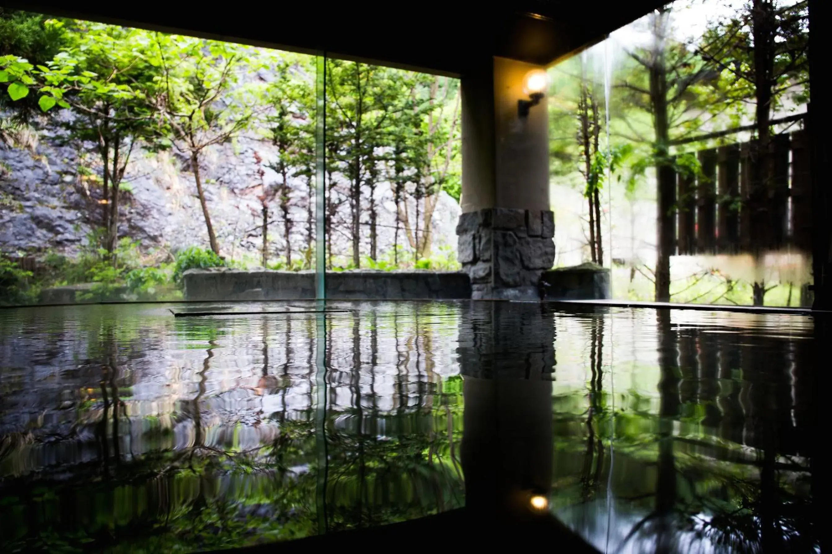 Open Air Bath in Myojinkan Ryokan