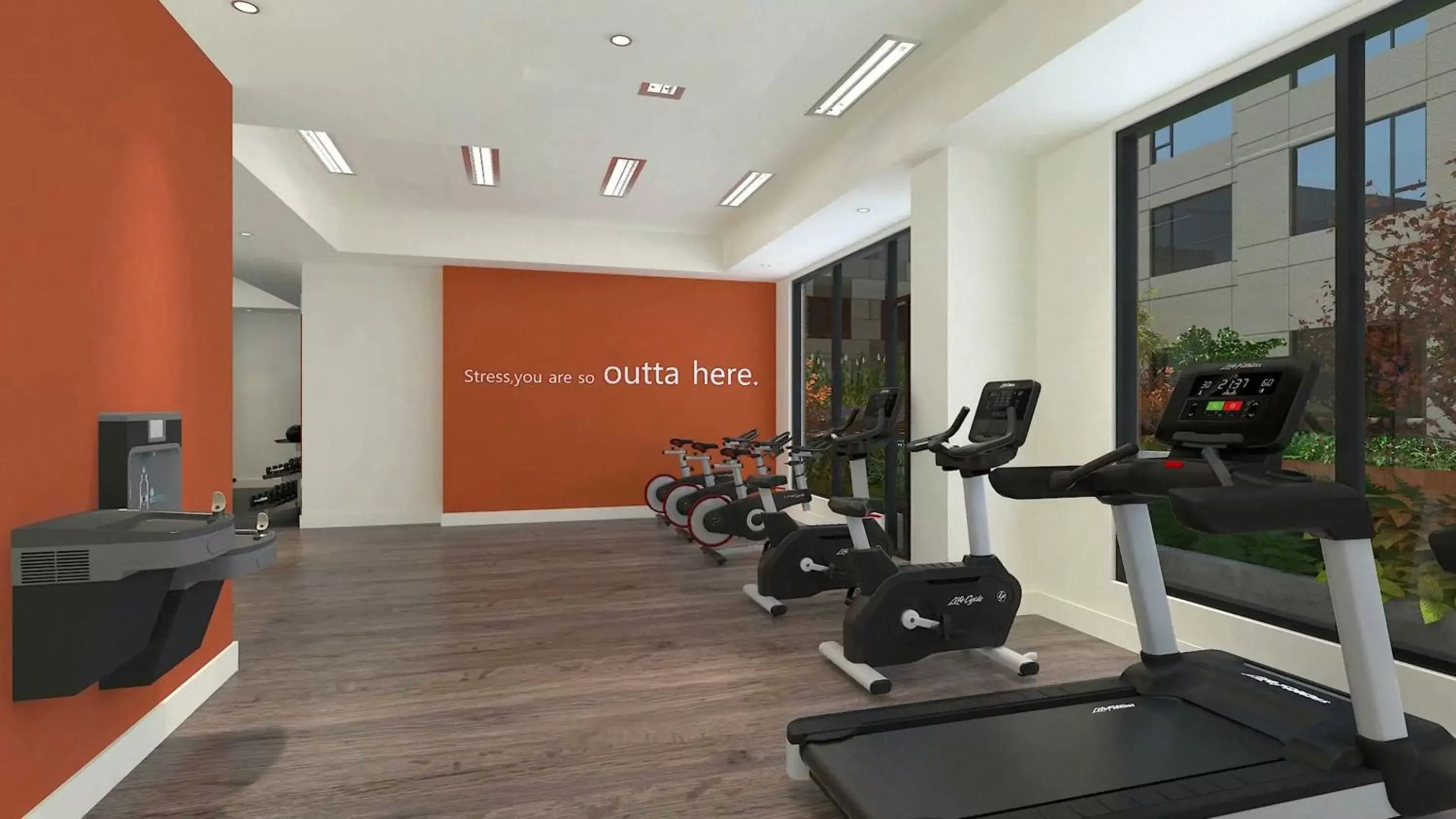 Fitness centre/facilities in Staybridge Suites Seattle - South Lake Union, an IHG Hotel