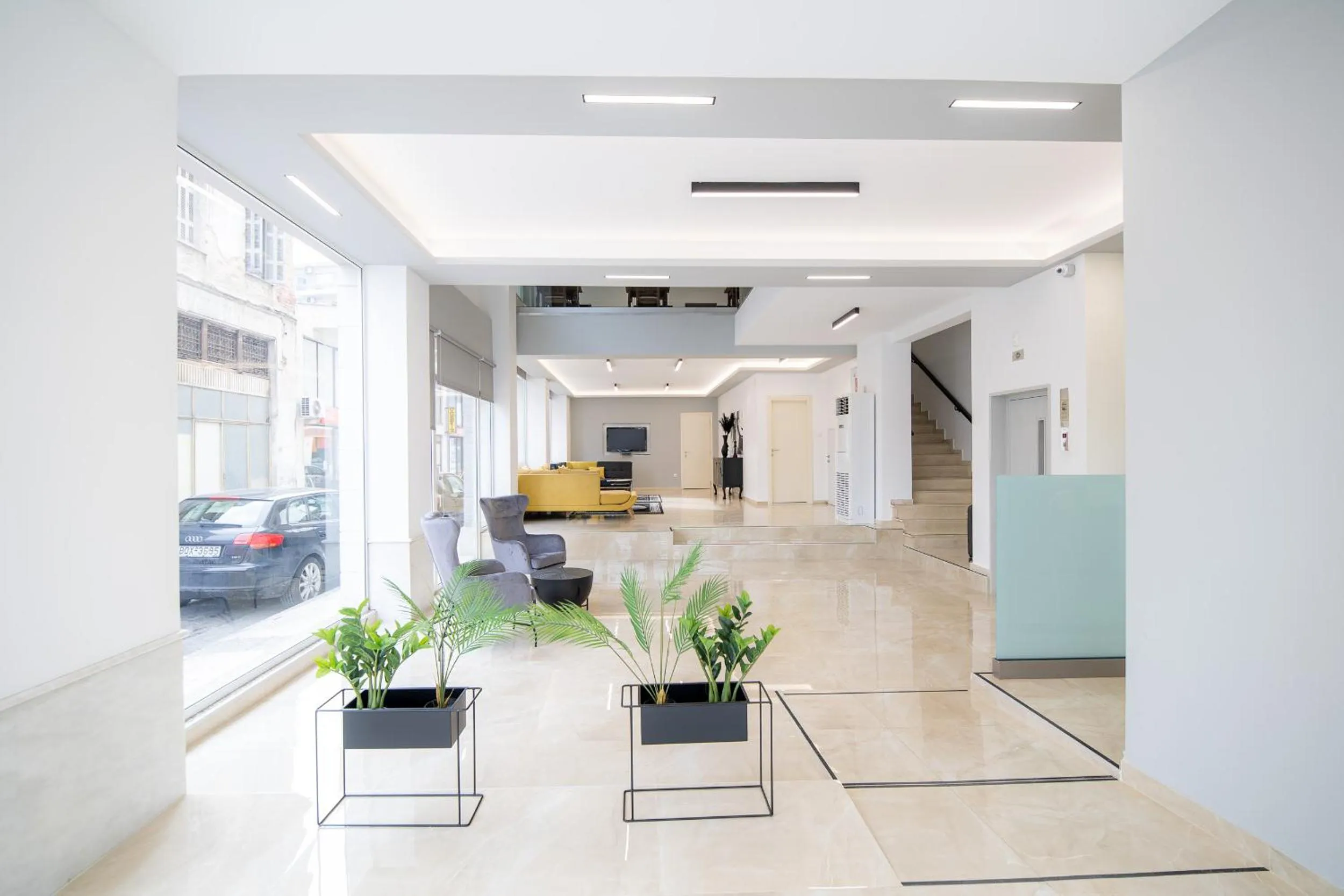 Lobby or reception in Hotel Philippos