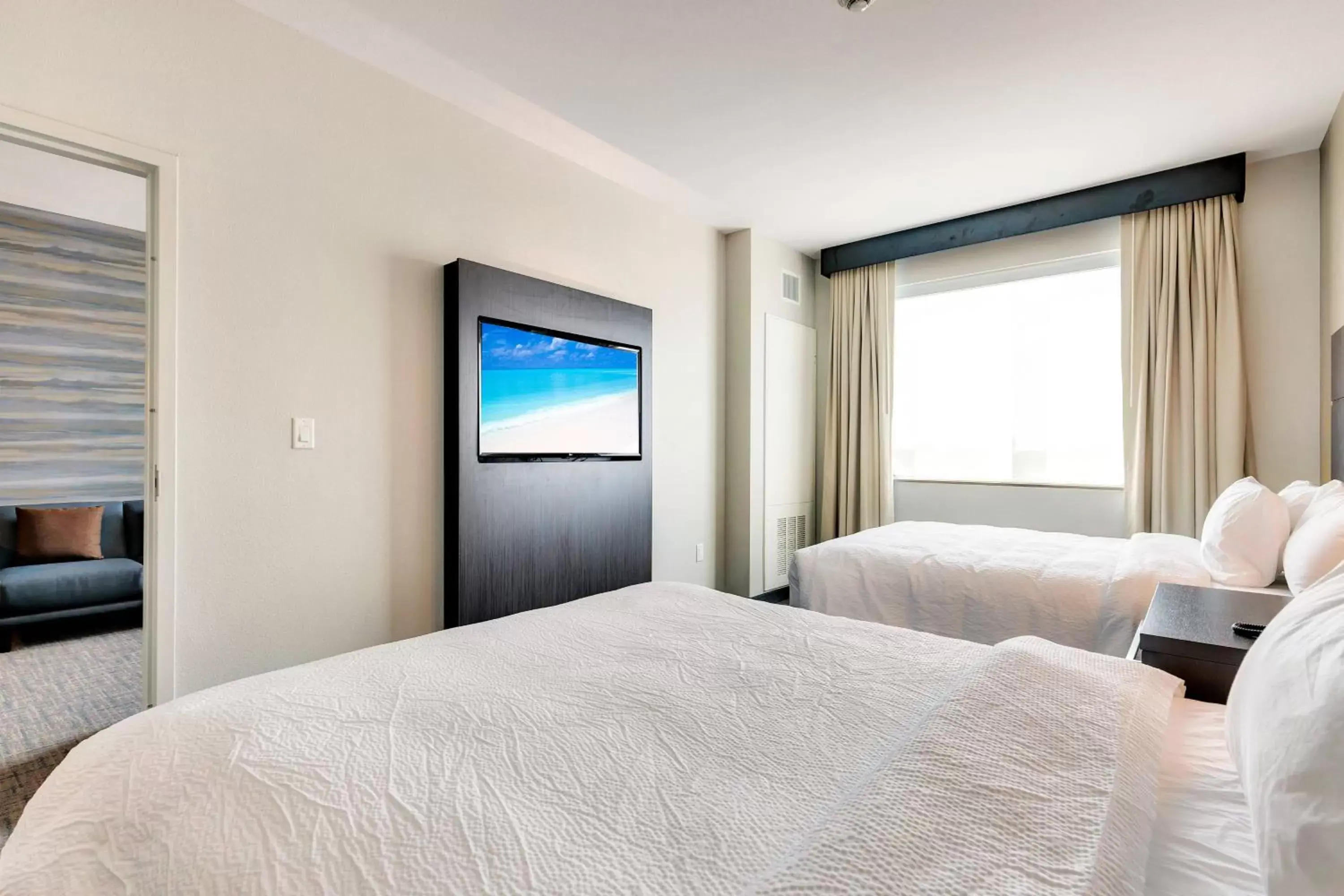 Bedroom, Bed in Residence Inn by Marriott Corpus Christi Downtown