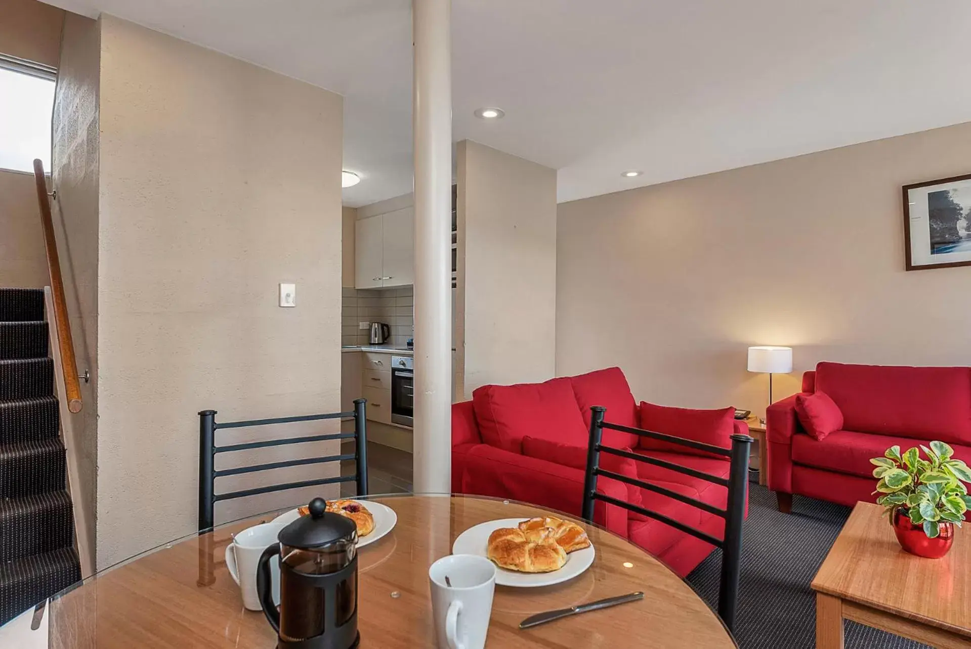 Living room in Bay View Villas