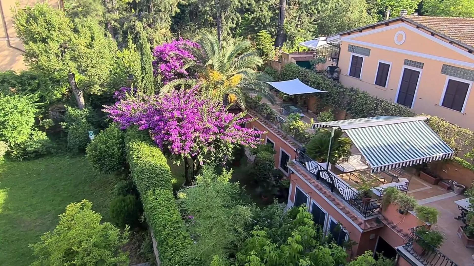 Garden view in Villa Riari Garden