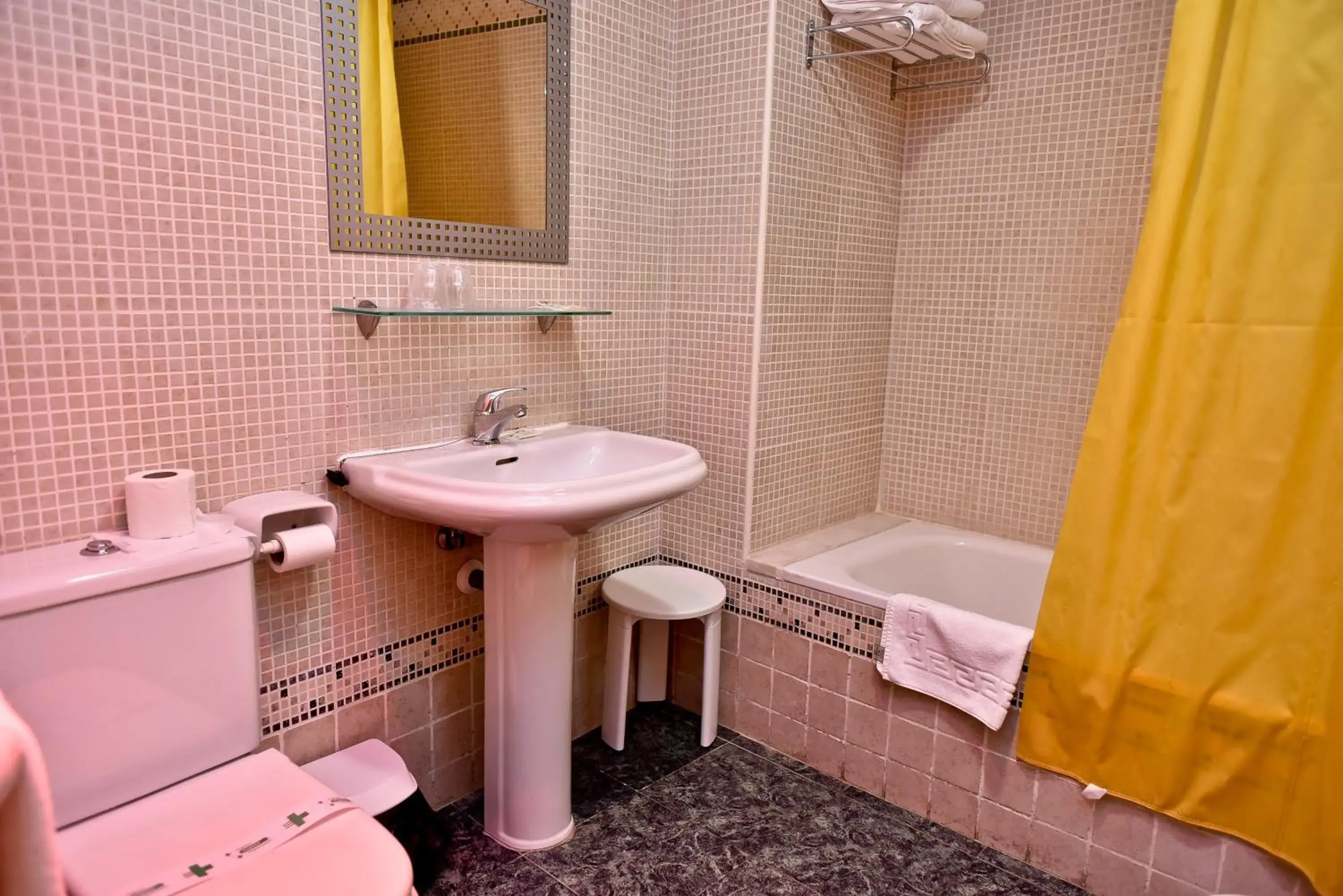 Decorative detail, Bathroom in Hotel Adsubia