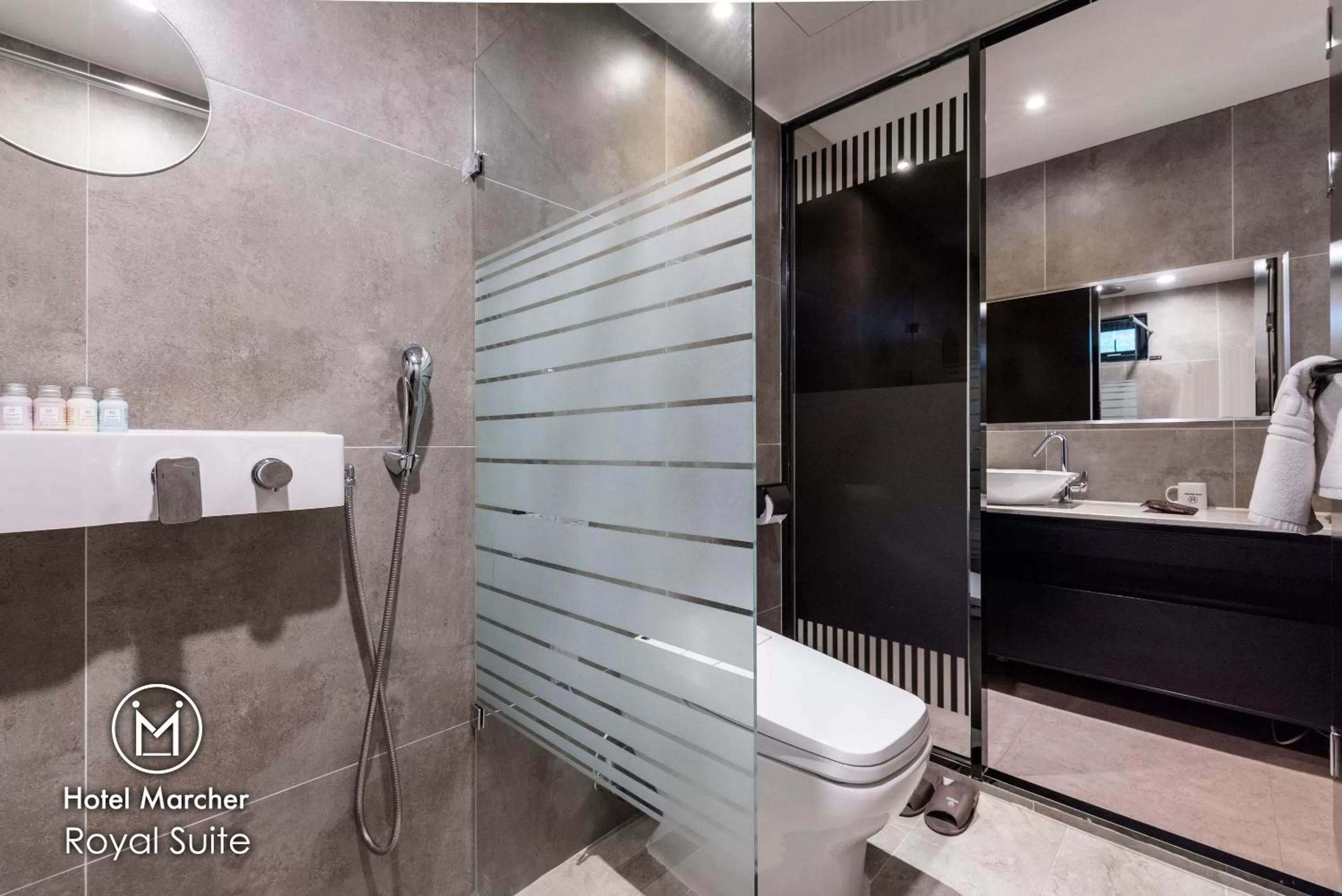 Bathroom in Hotel Marcher