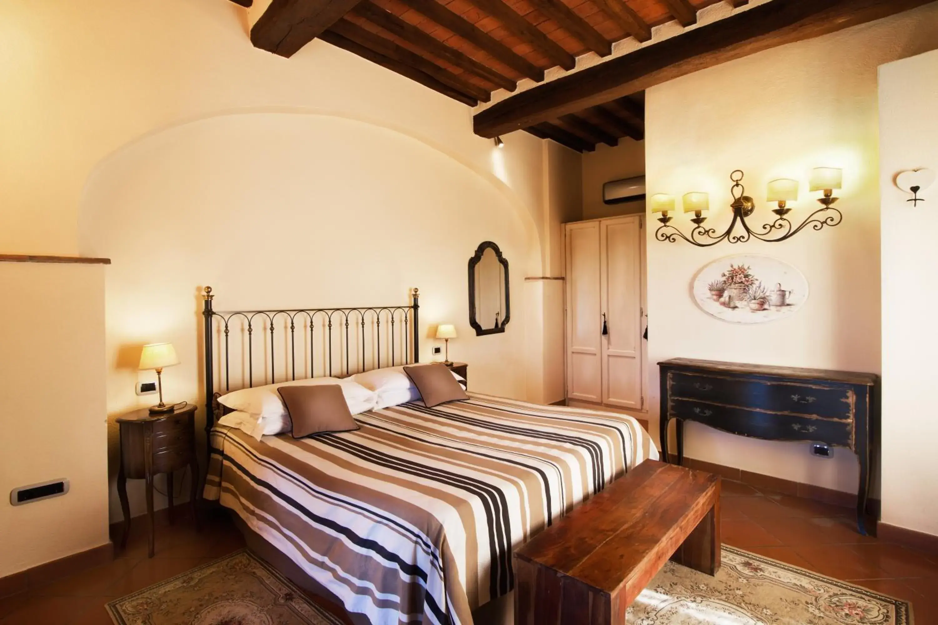 Bedroom, Bed in Calidario Terme Etrusche