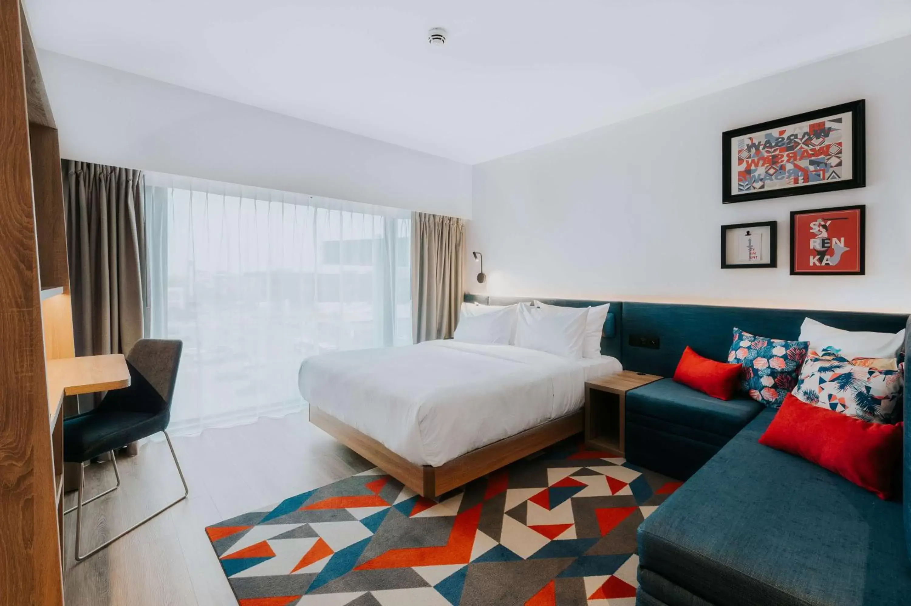 Bedroom in Hampton By Hilton Warsaw Reduta