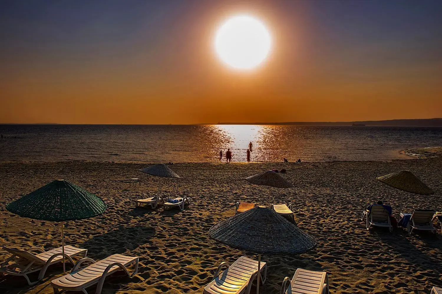 Beach in Iris Hotel