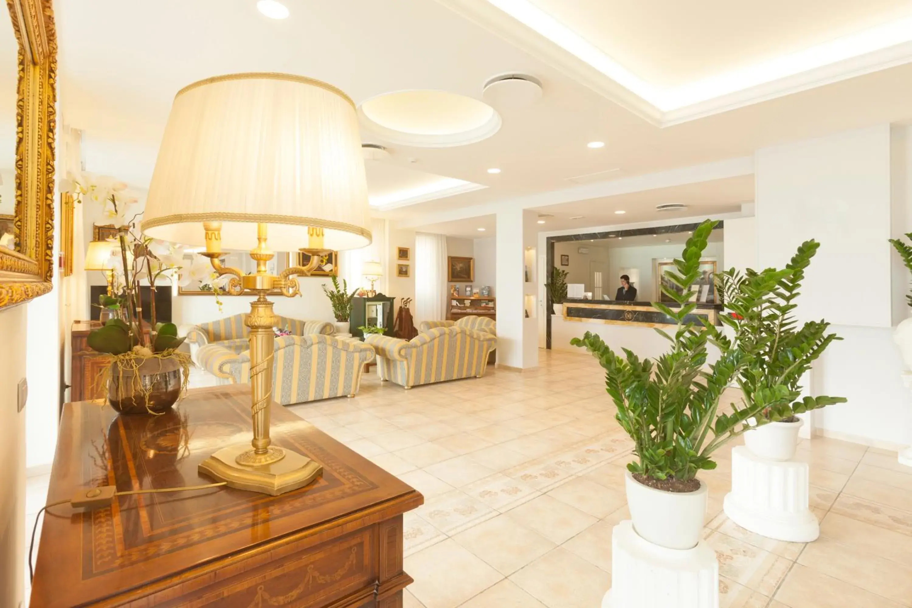 Lobby or reception in Baia D'Argento Lobby or reception in Baia D'Argento