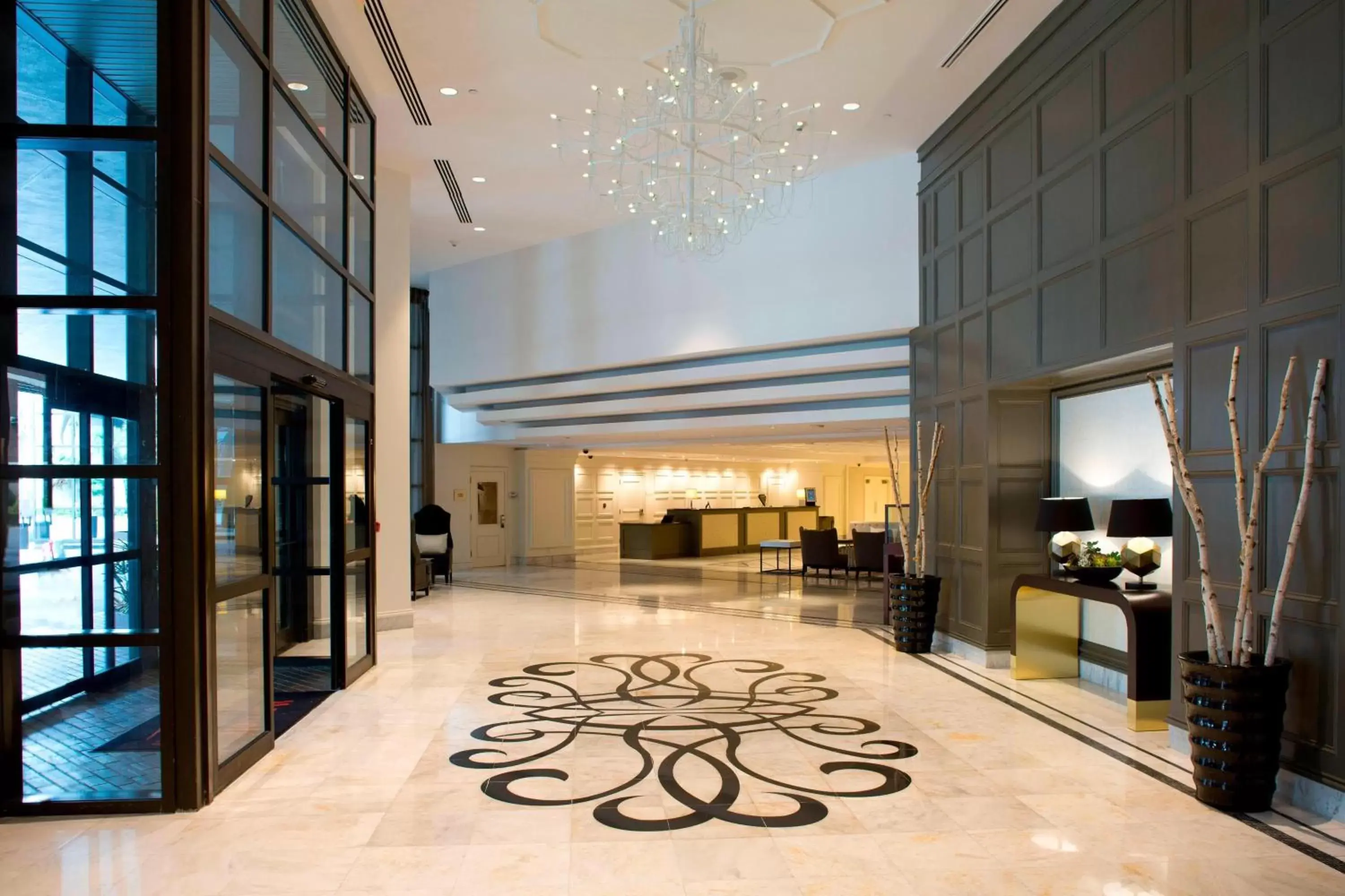 Lobby or reception, Lobby/Reception in New Orleans Marriott Metairie At Lakeway