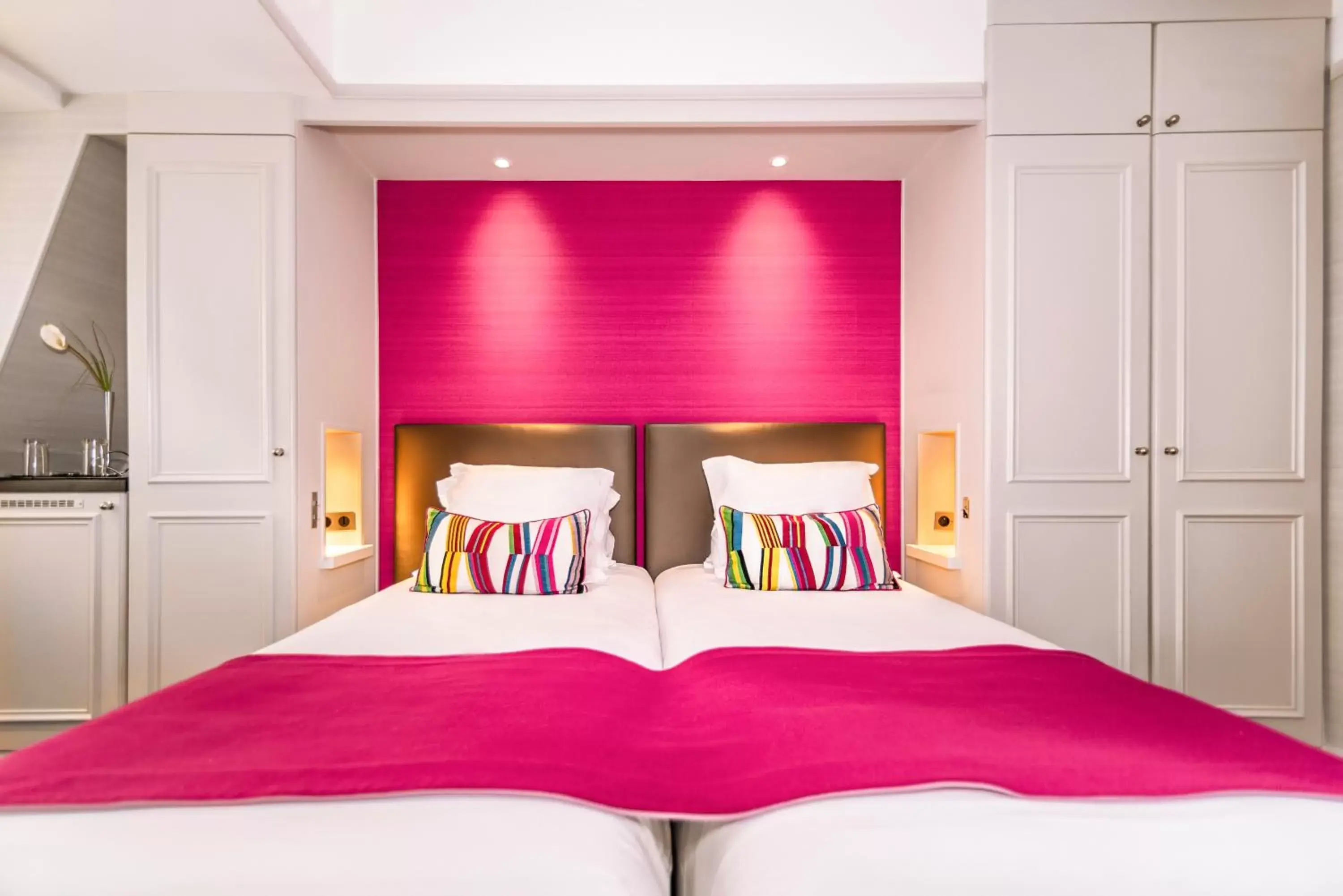Bed in Hôtel Duo