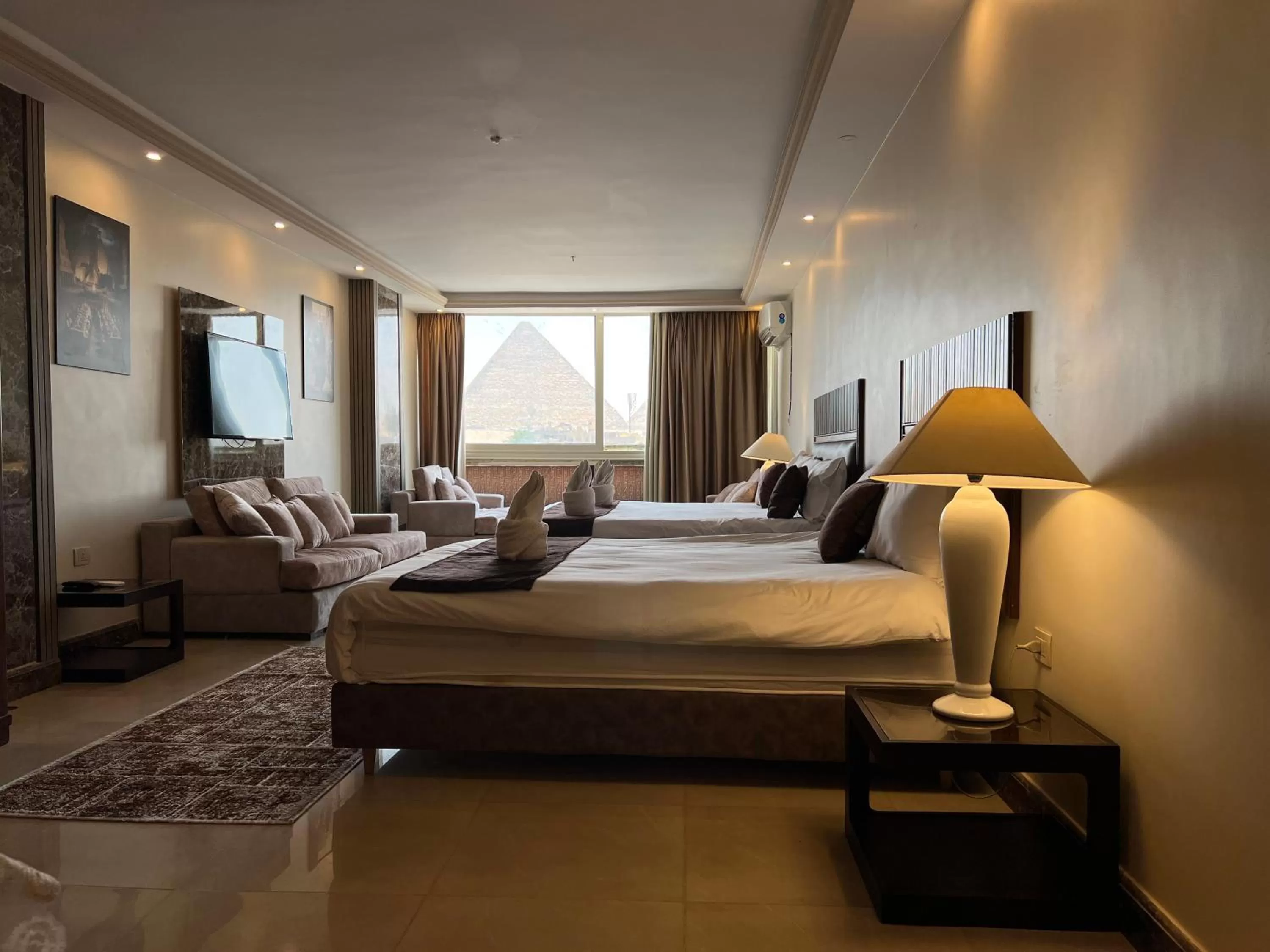 Bed in The Muse Pyramids