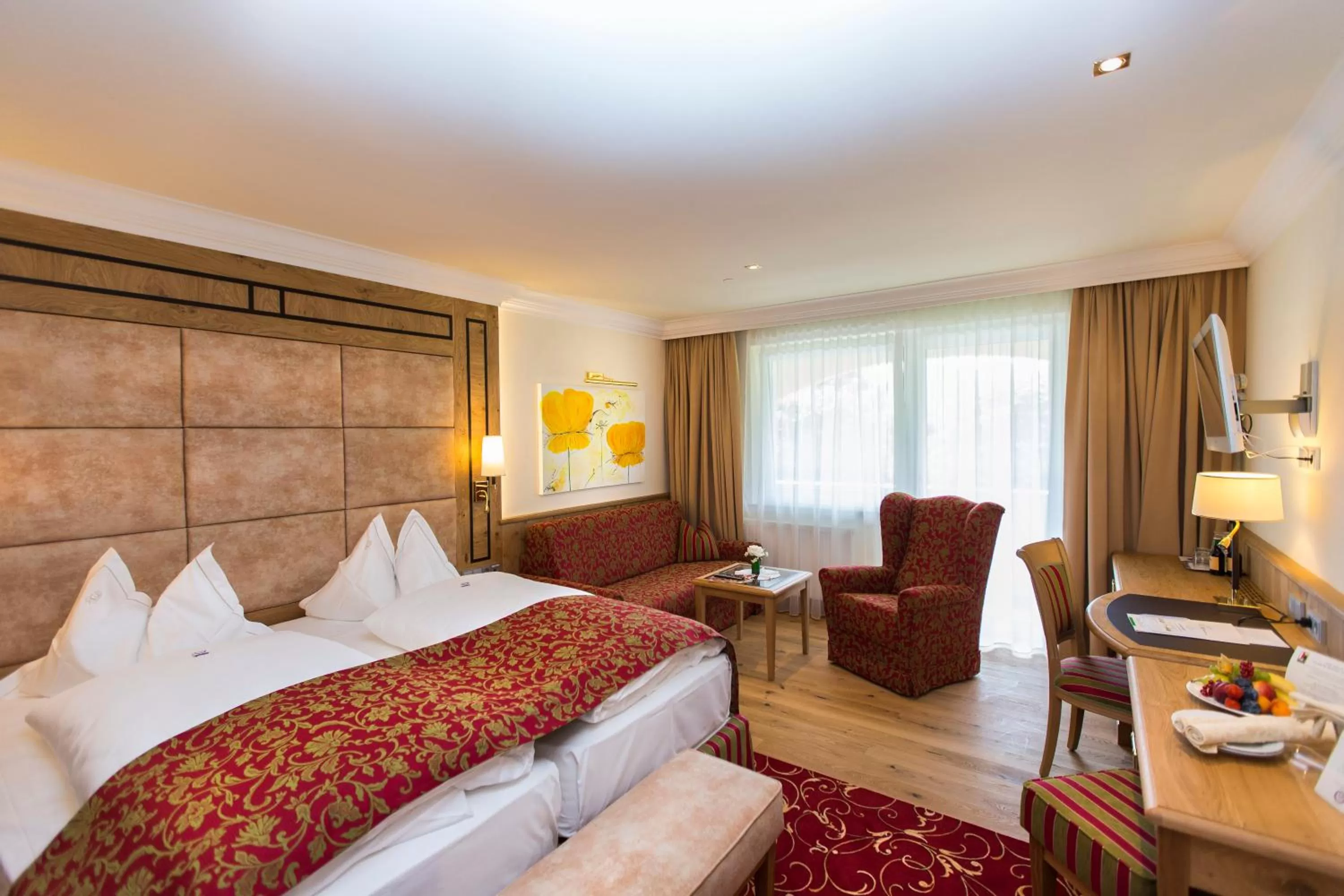 Photo of the whole room, Bed in Hotel Hubertushof