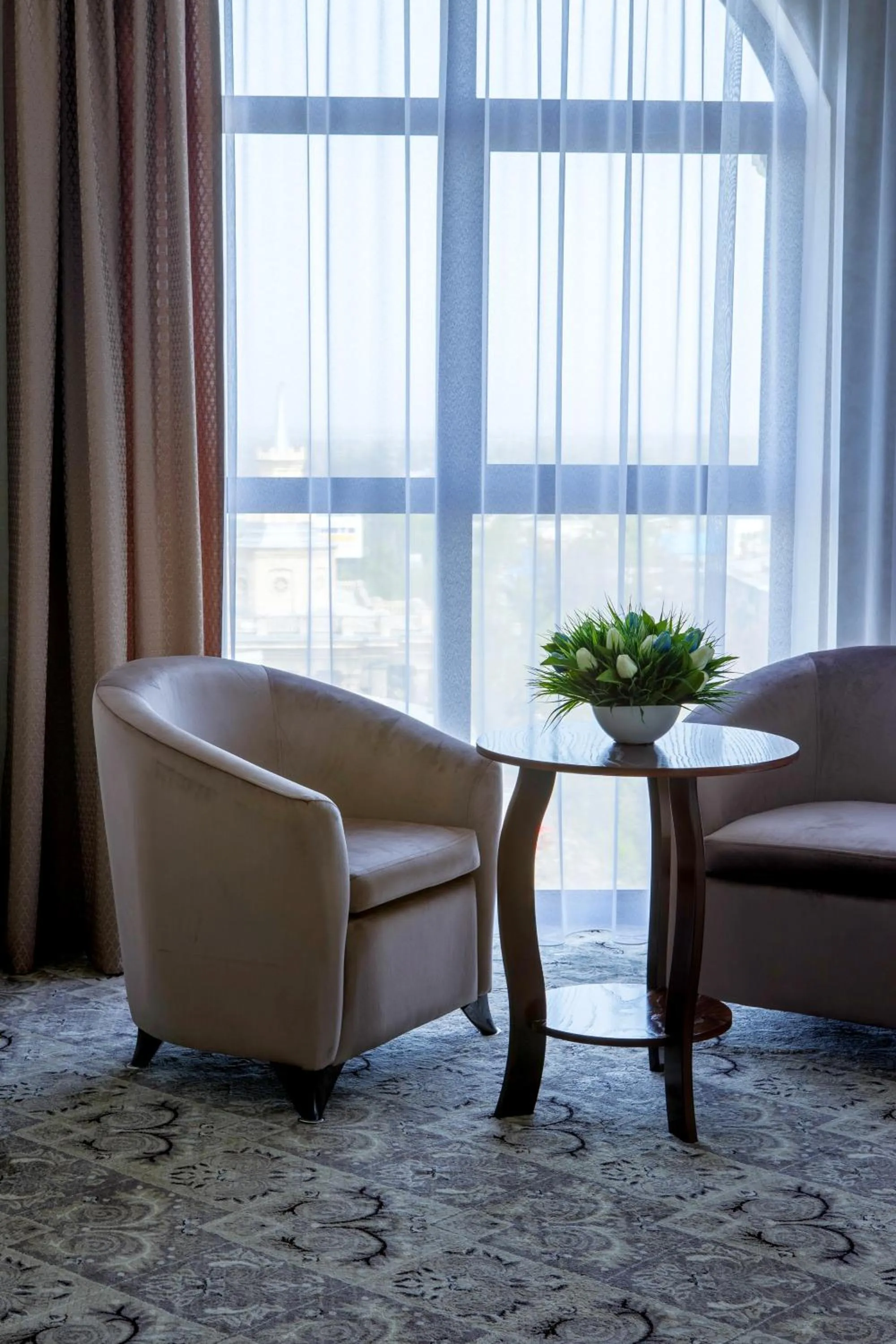 Decorative detail in Plaza Hotel Bishkek