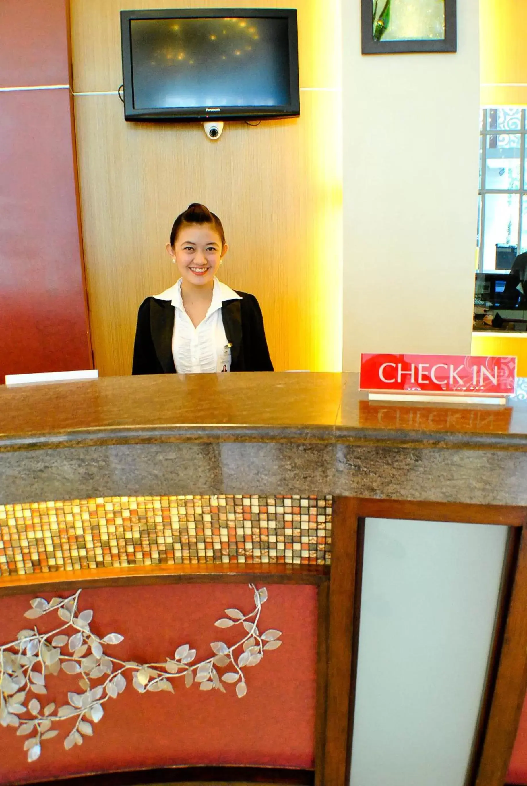 Staff, Lobby/Reception in Hotel Elizabeth Cebu