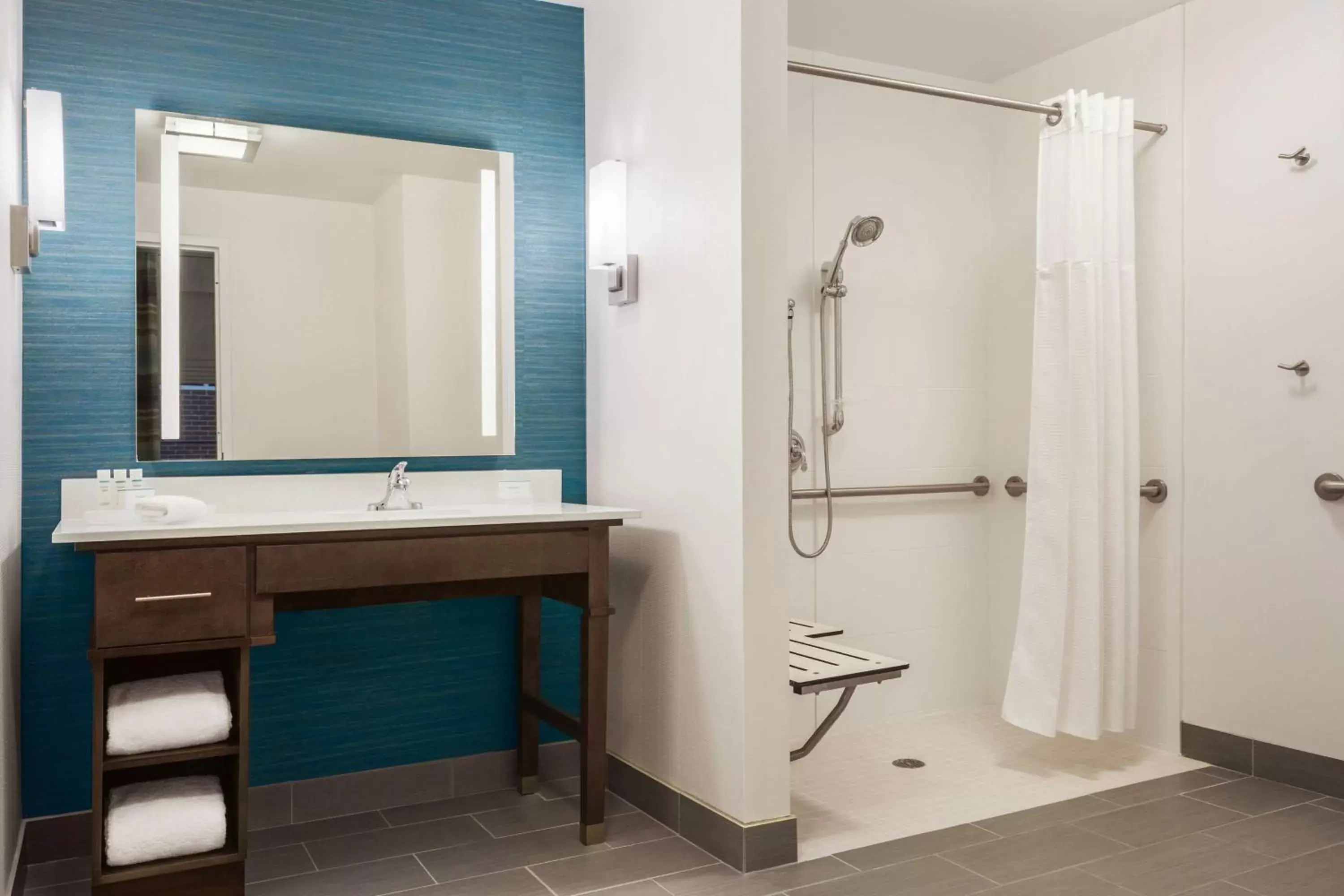 Bathroom in Homewood Suites By Hilton Charlotte Southpark