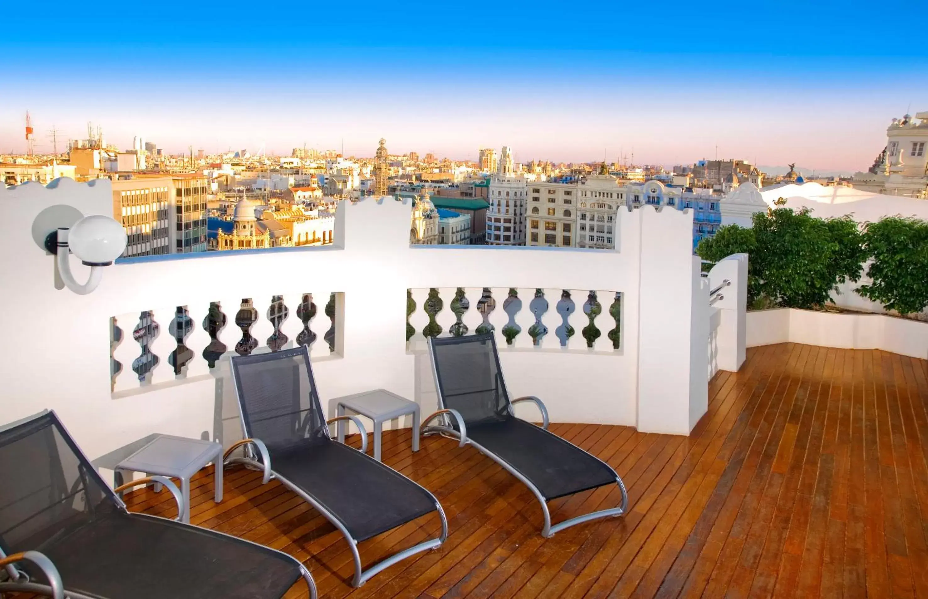 Balcony/Terrace in Melia Plaza Valencia