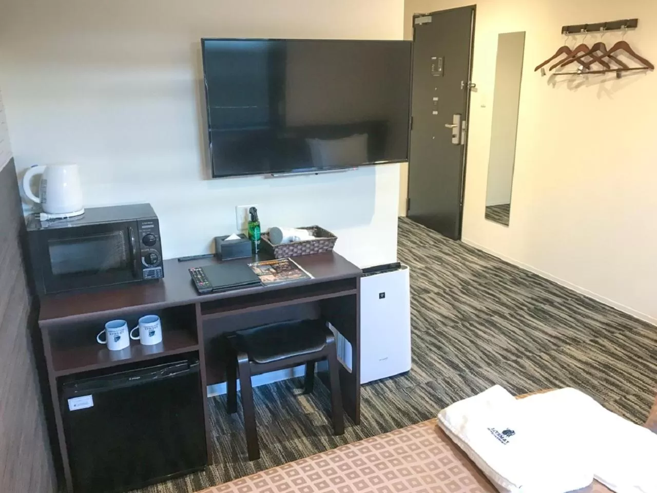 Kitchen or kitchenette in HOTEL LiVEMAX Takamatsu Eki Mae