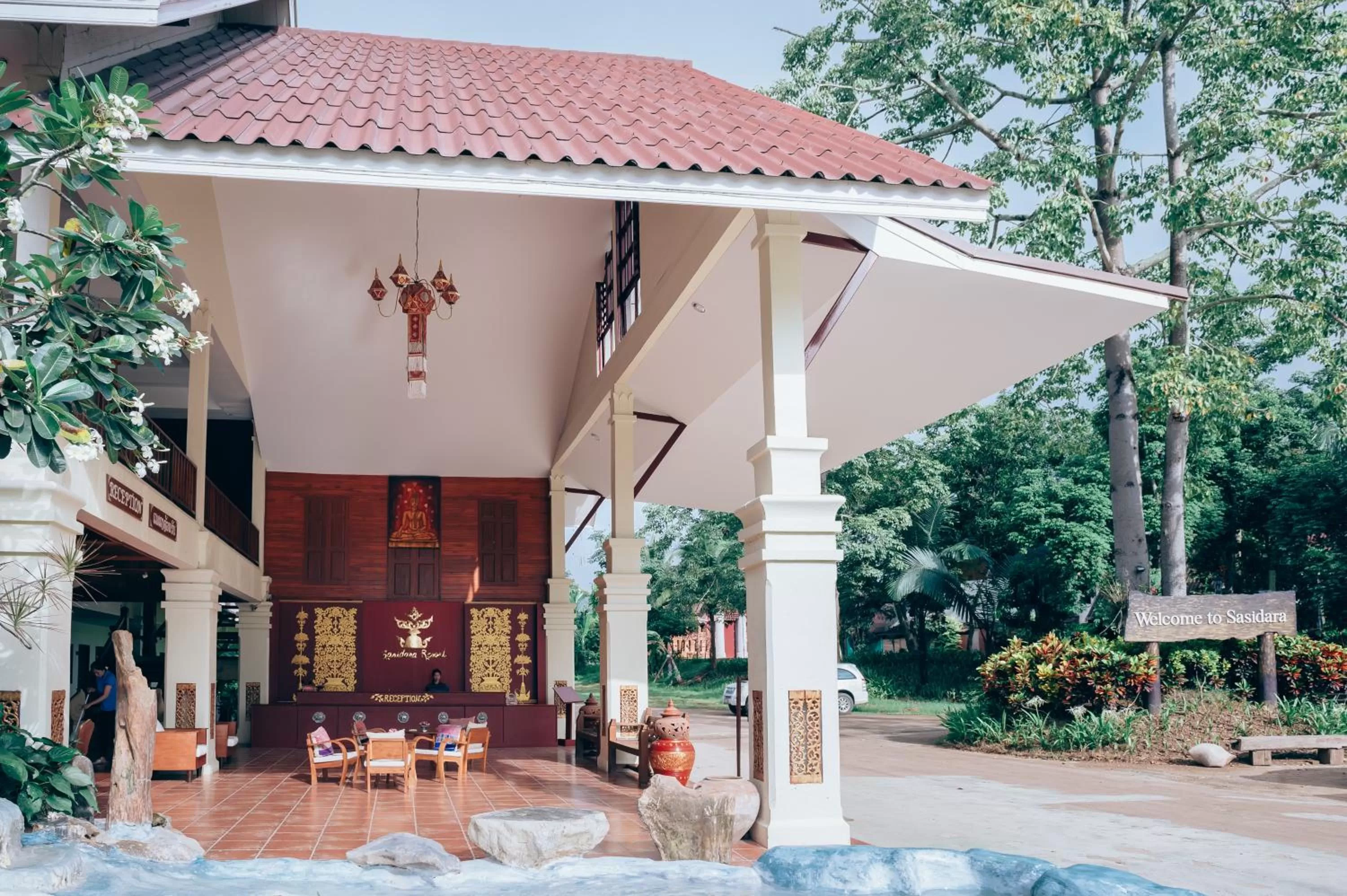 Facade/entrance in Sasidara Resort Nan