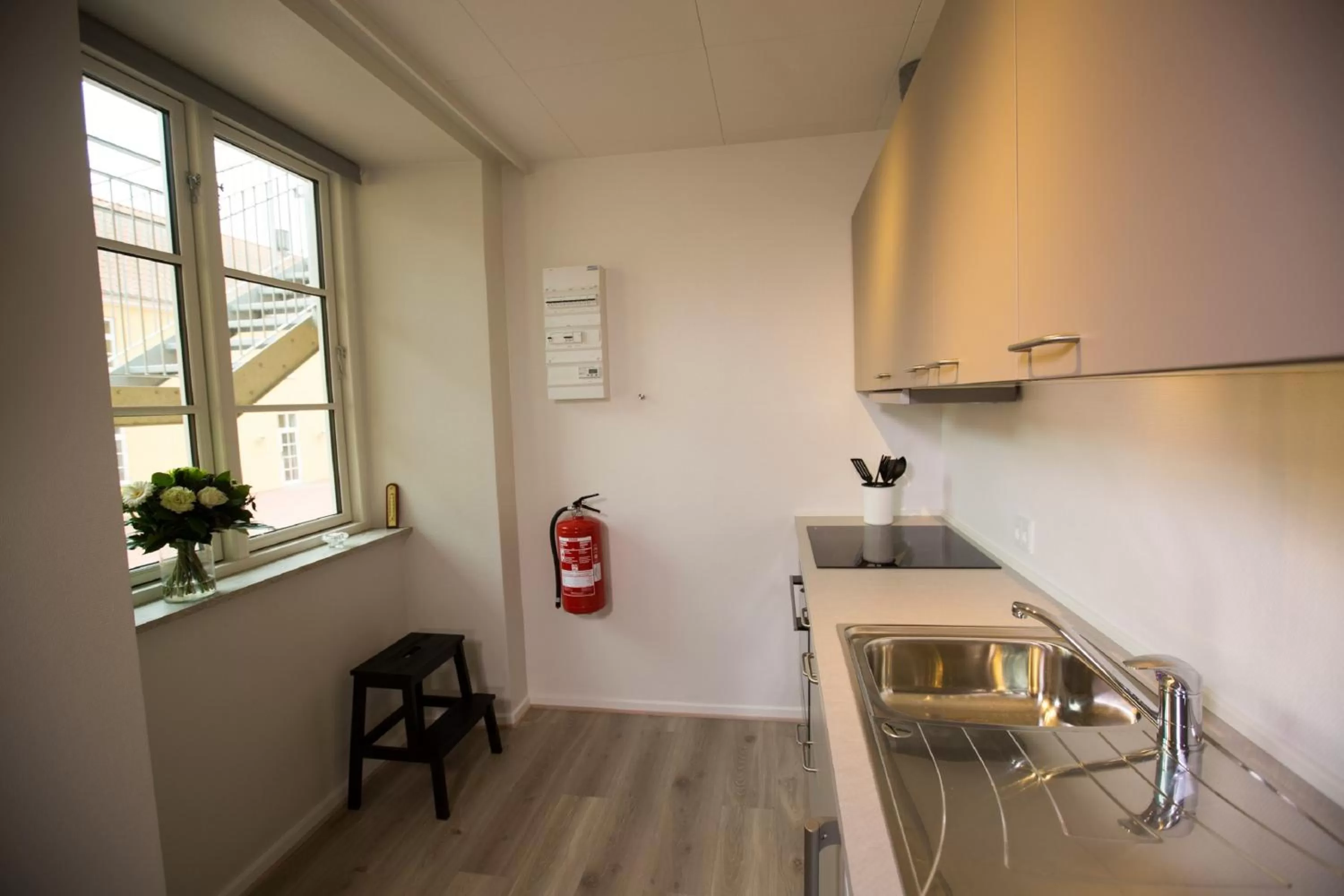 Kitchen or kitchenette, Kitchen/Kitchenette in Hotel Residens Møen