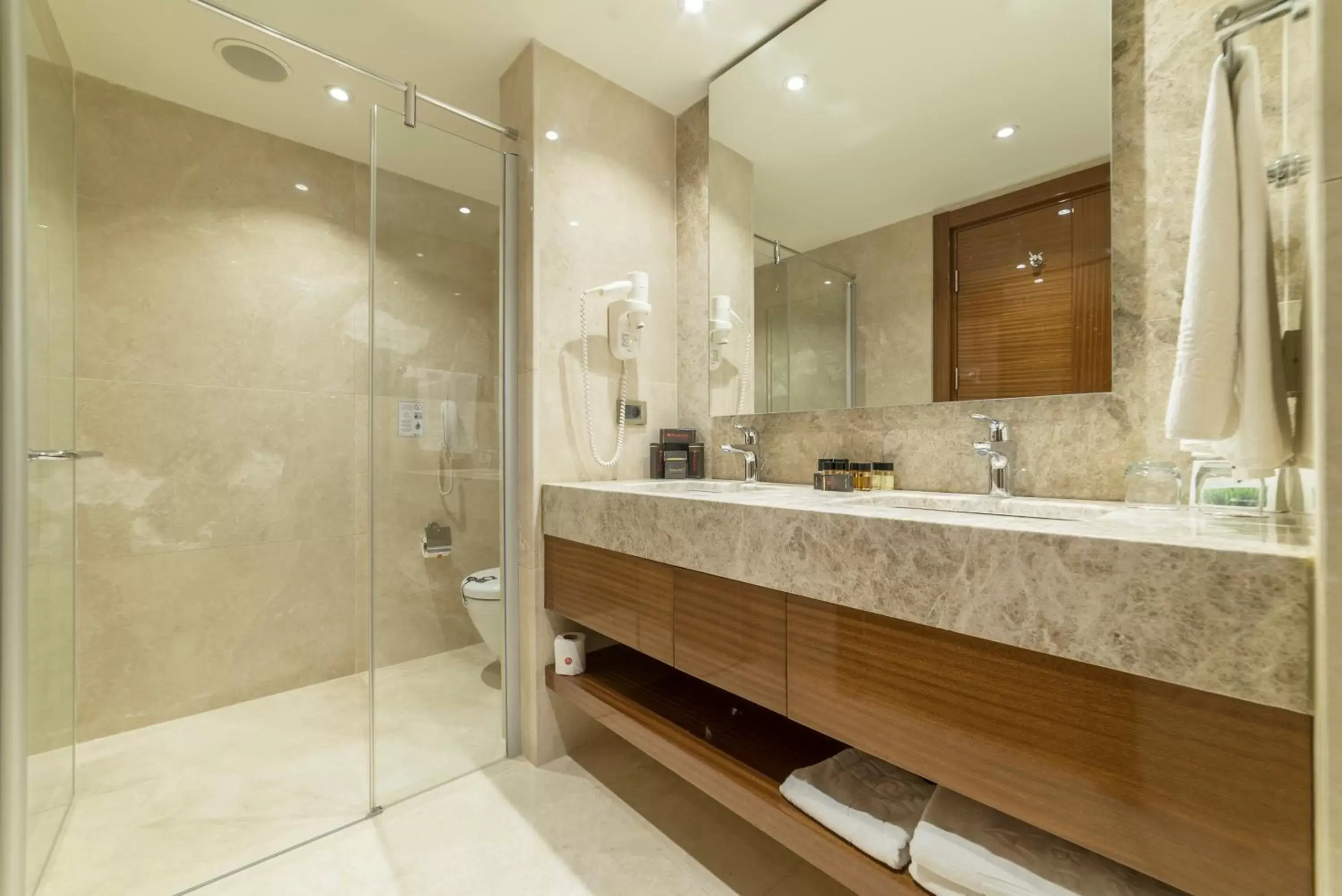 Shower, Bathroom in Ramada Resort Kusadasi & Golf