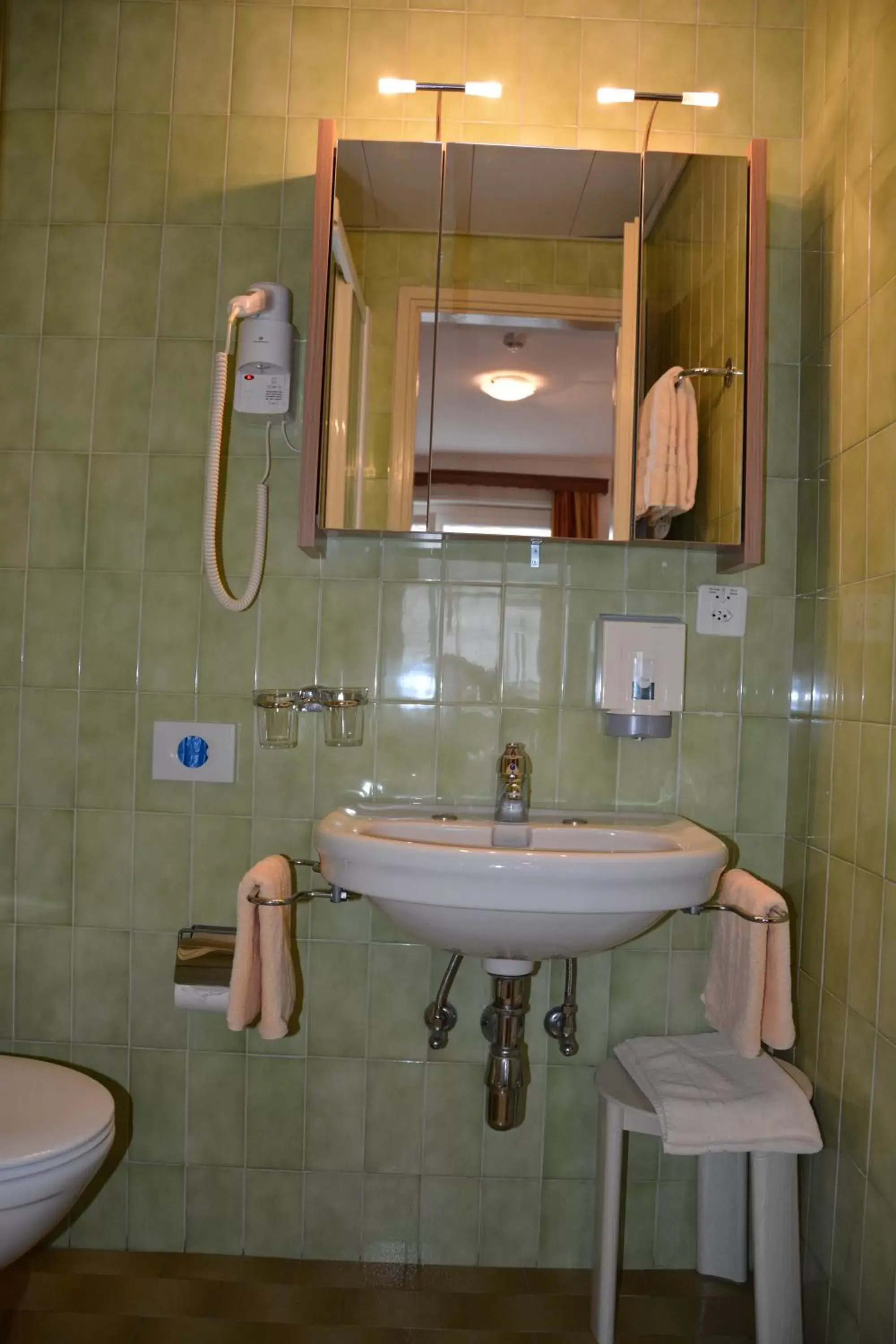 Bathroom in Hotel Dischma