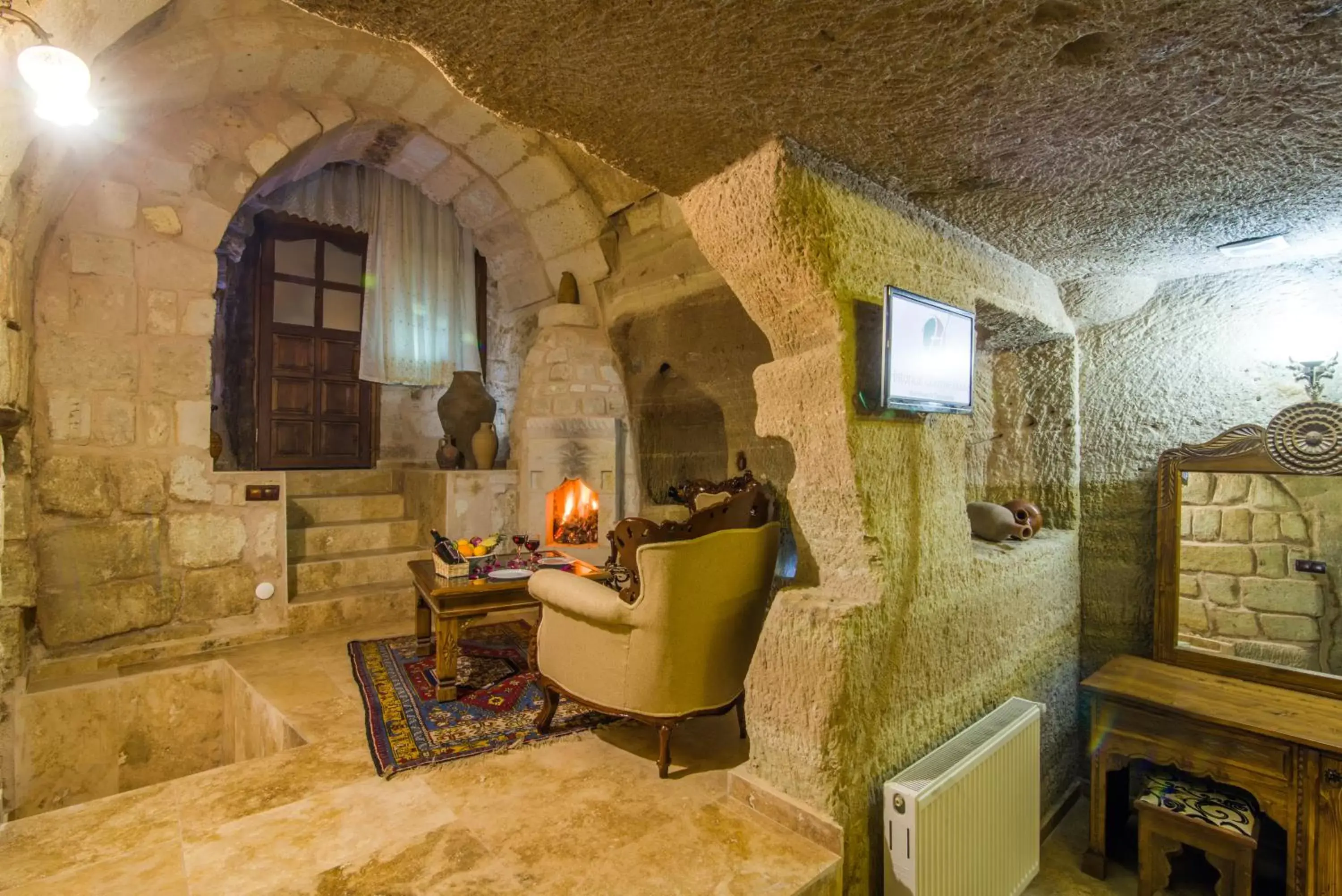 Seating area in Historical Goreme House