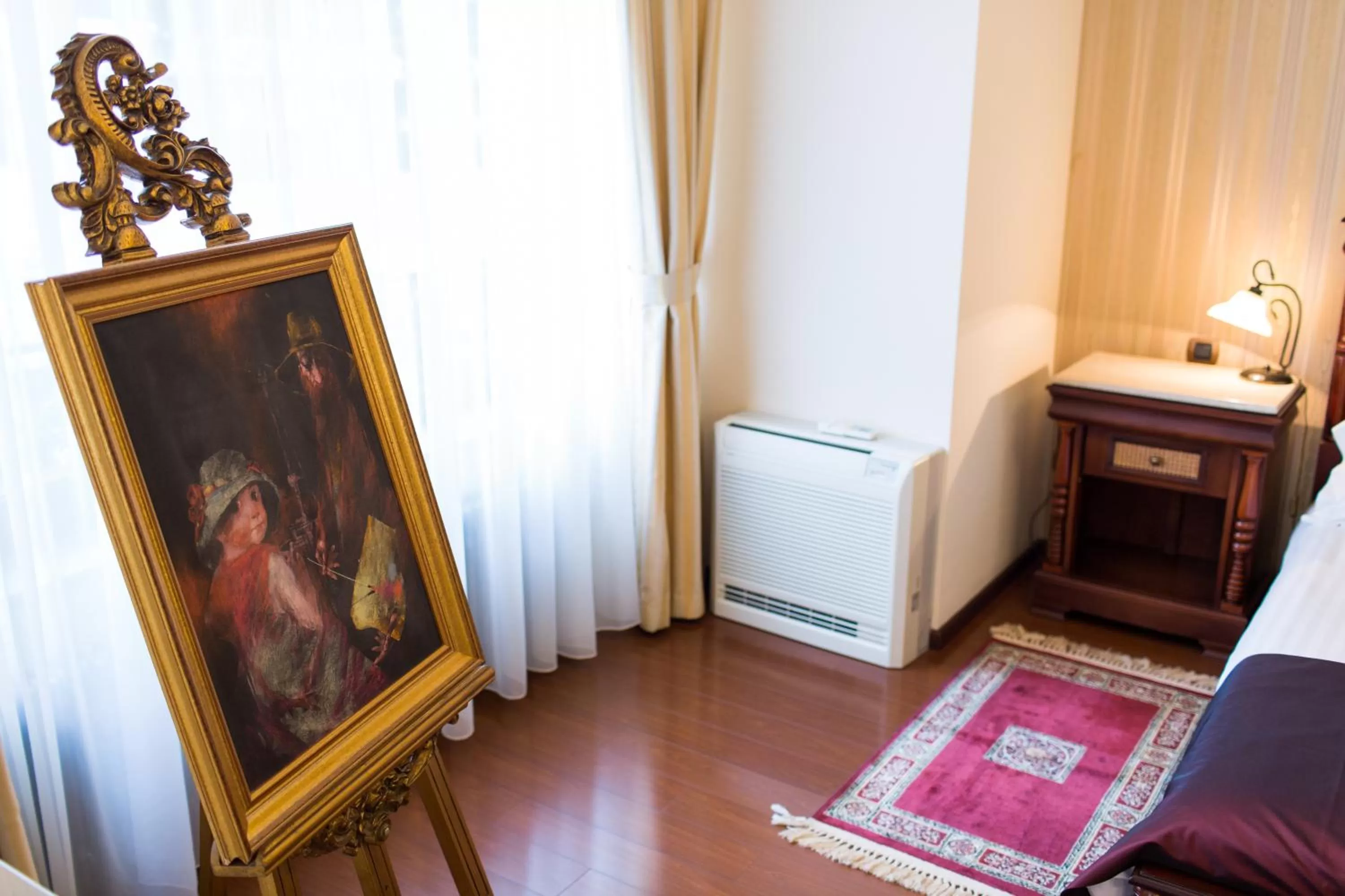 Decorative detail, Bed in Vila Paris Boutique Hotel