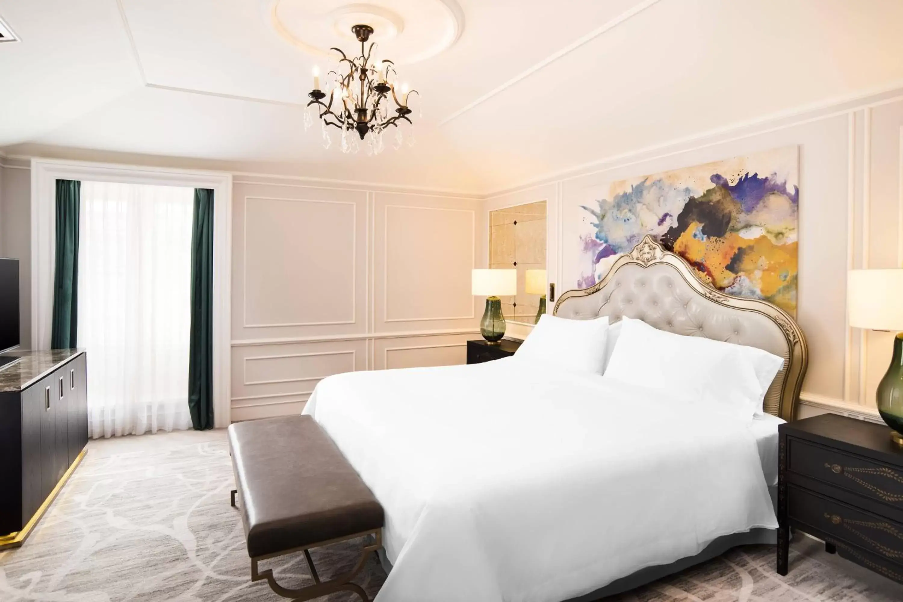 Bedroom, Bed in Hotel Maria Cristina, a Luxury Collection Hotel, San Sebastian