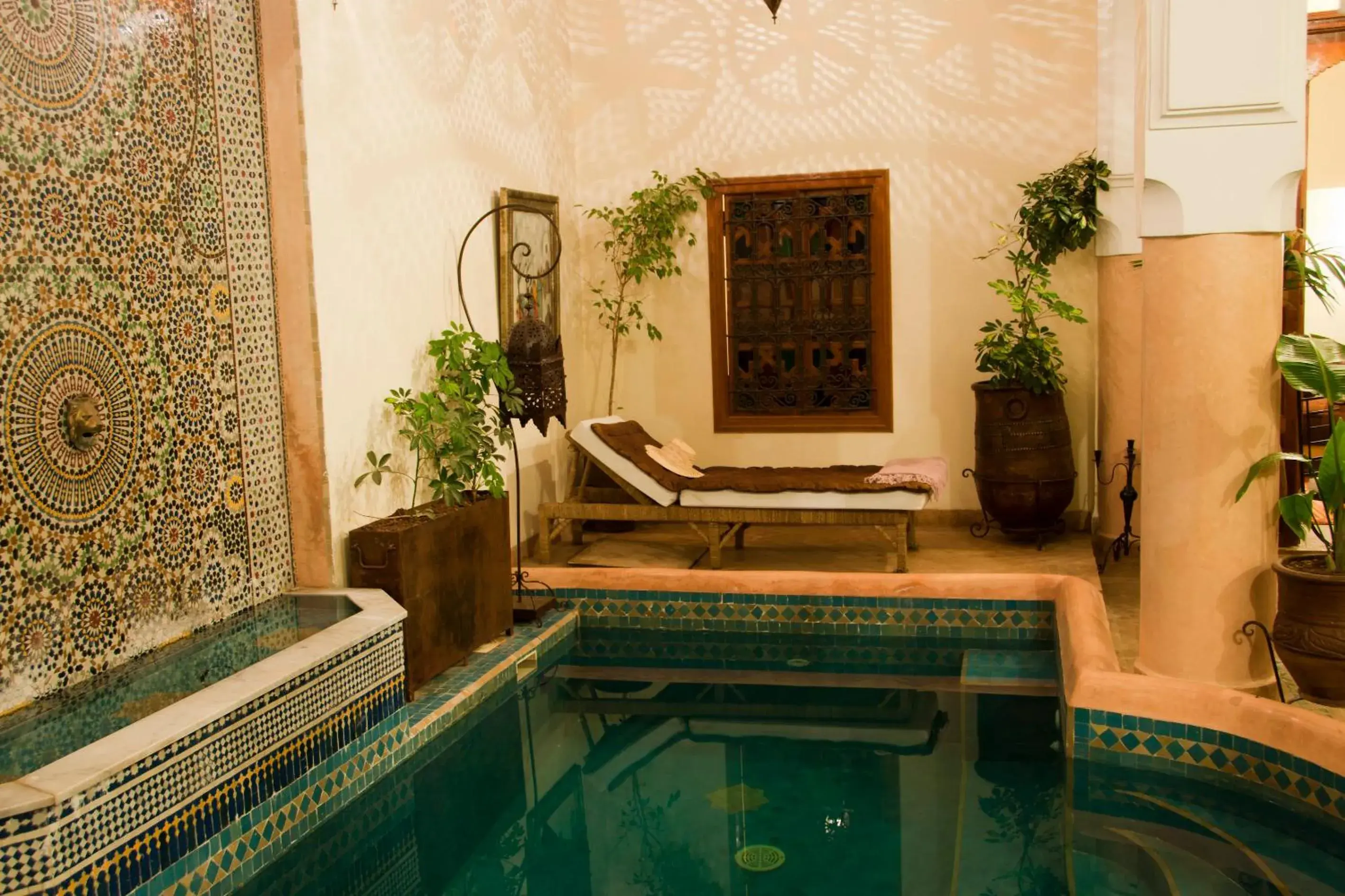 , Swimming Pool in Riad Les Trois Palmiers El Bacha