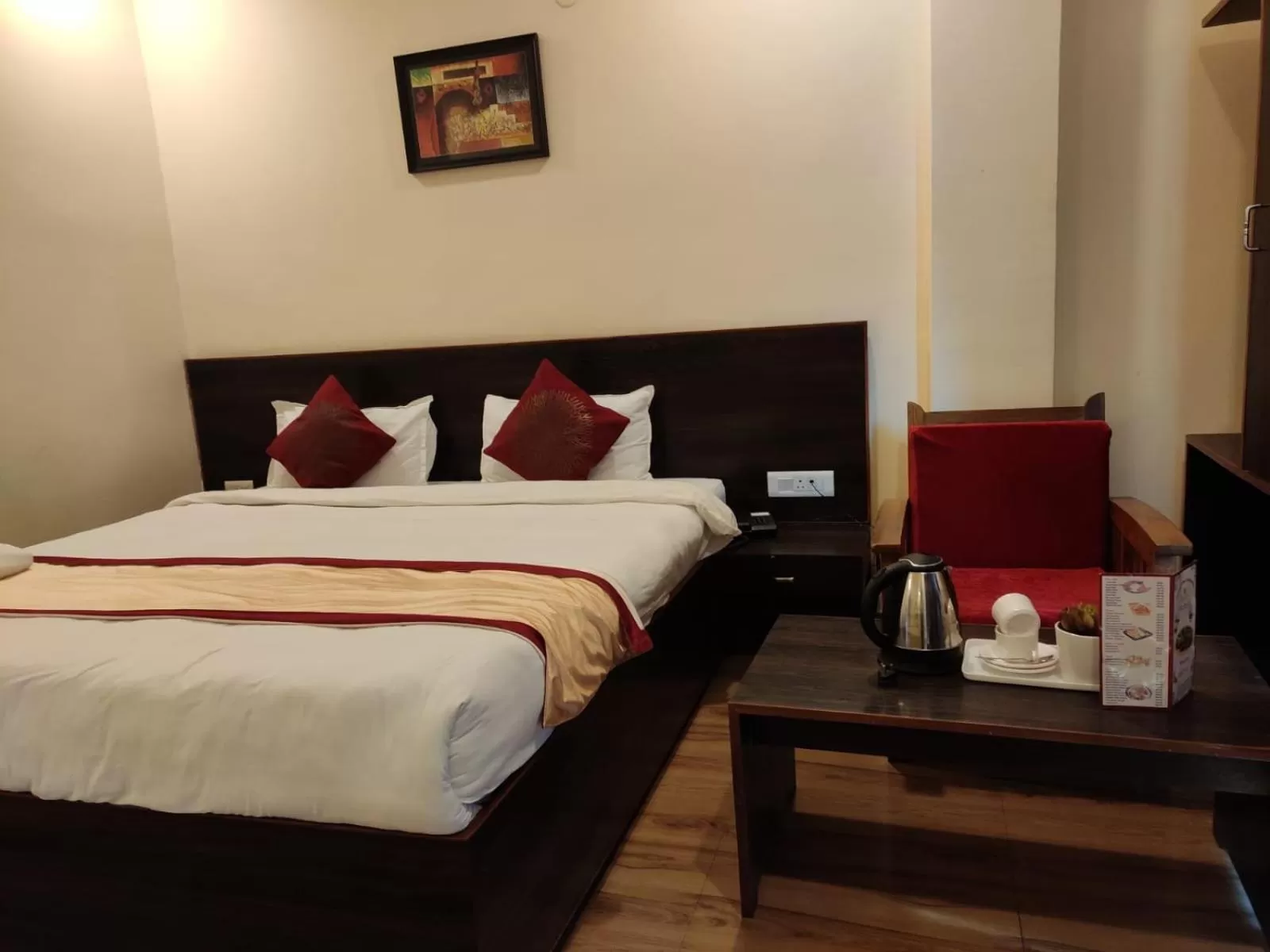 Bed in Hotel The Narayani Continental