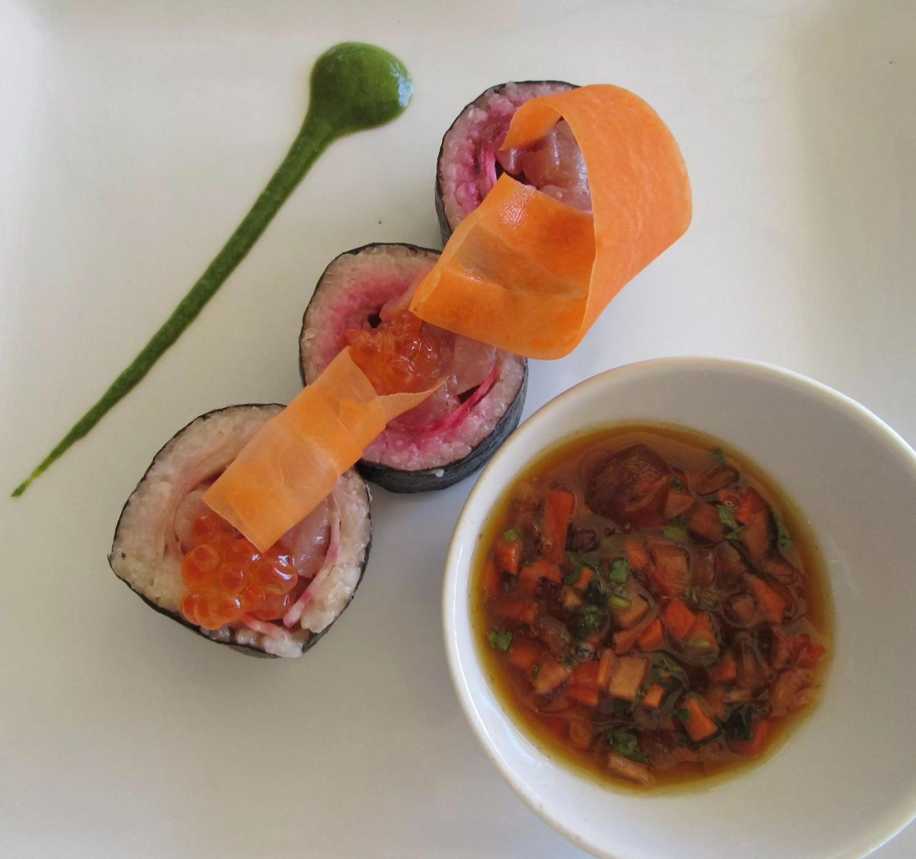 Food close-up in Hotel Restaurant Le Clos De Pradines