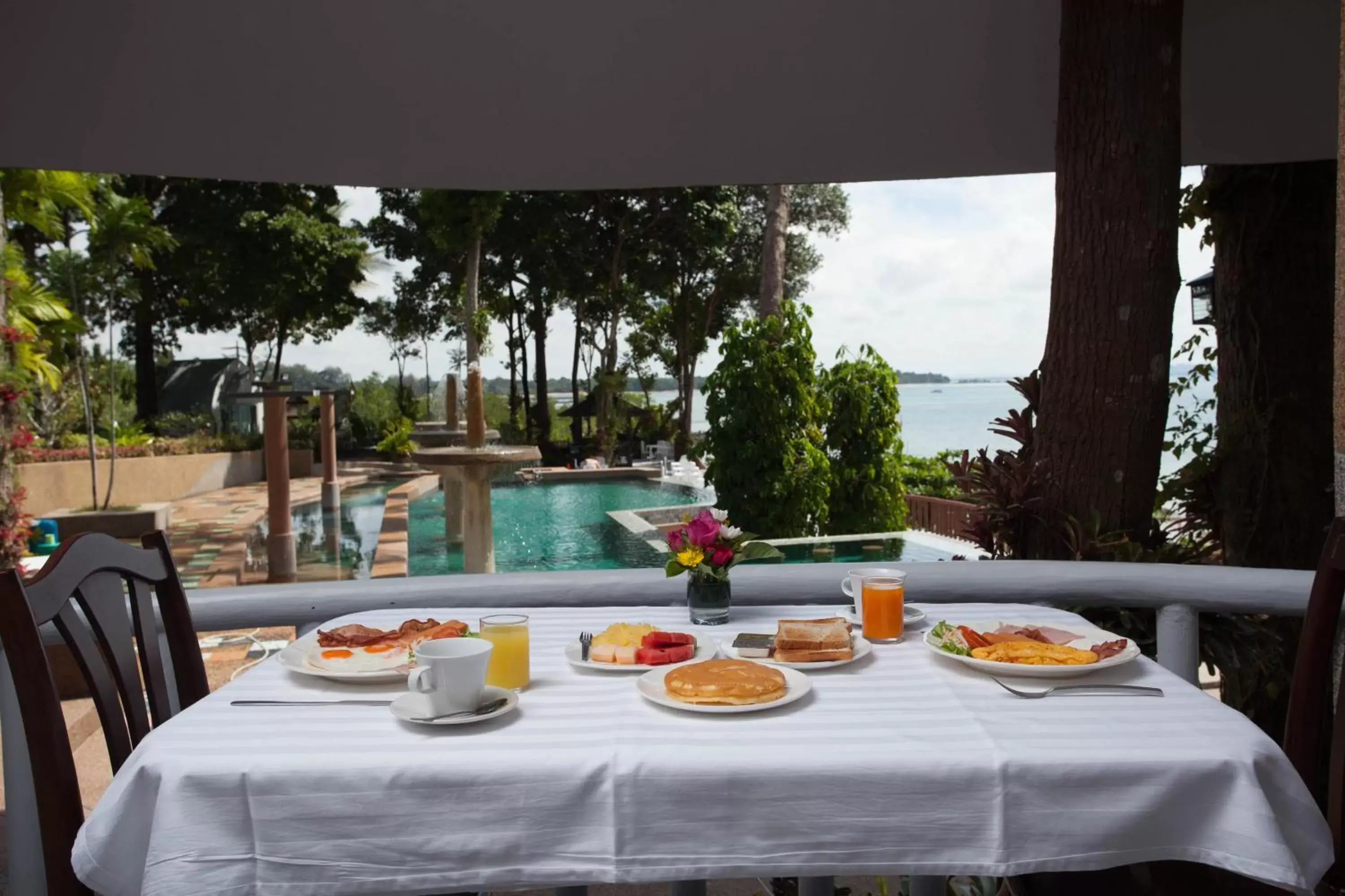 Continental breakfast in Arawan Krabi Beach Resort