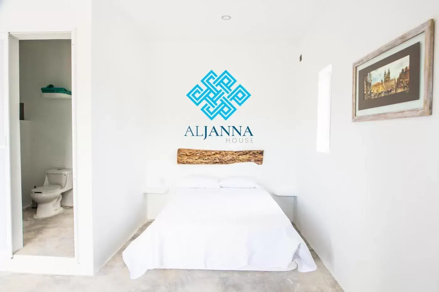 Bedroom, Bed in Aljanna House